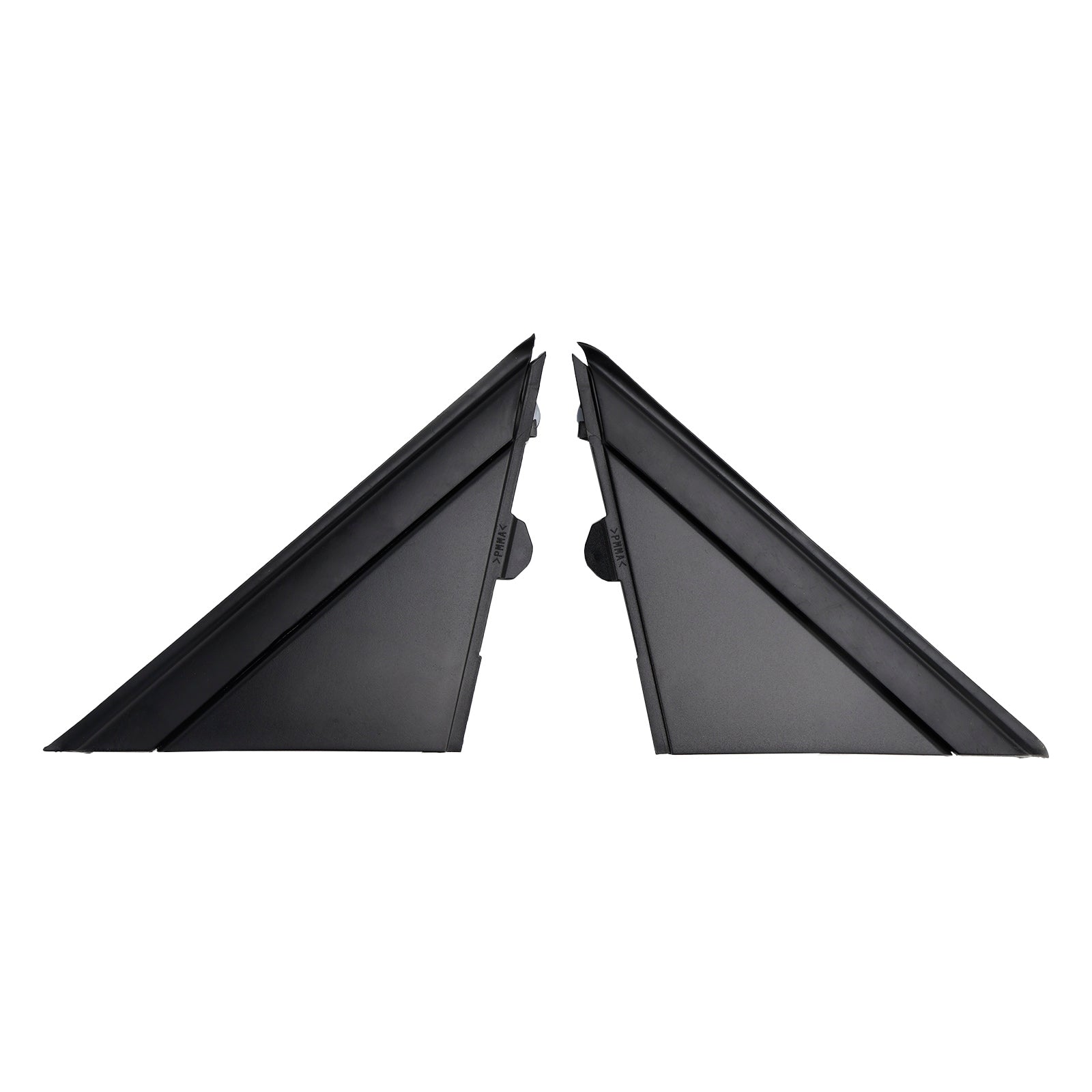 2012-2019 Fiat 500 2x Vänster+höger sida vy Dörrspegel flagga täckning av gjutning