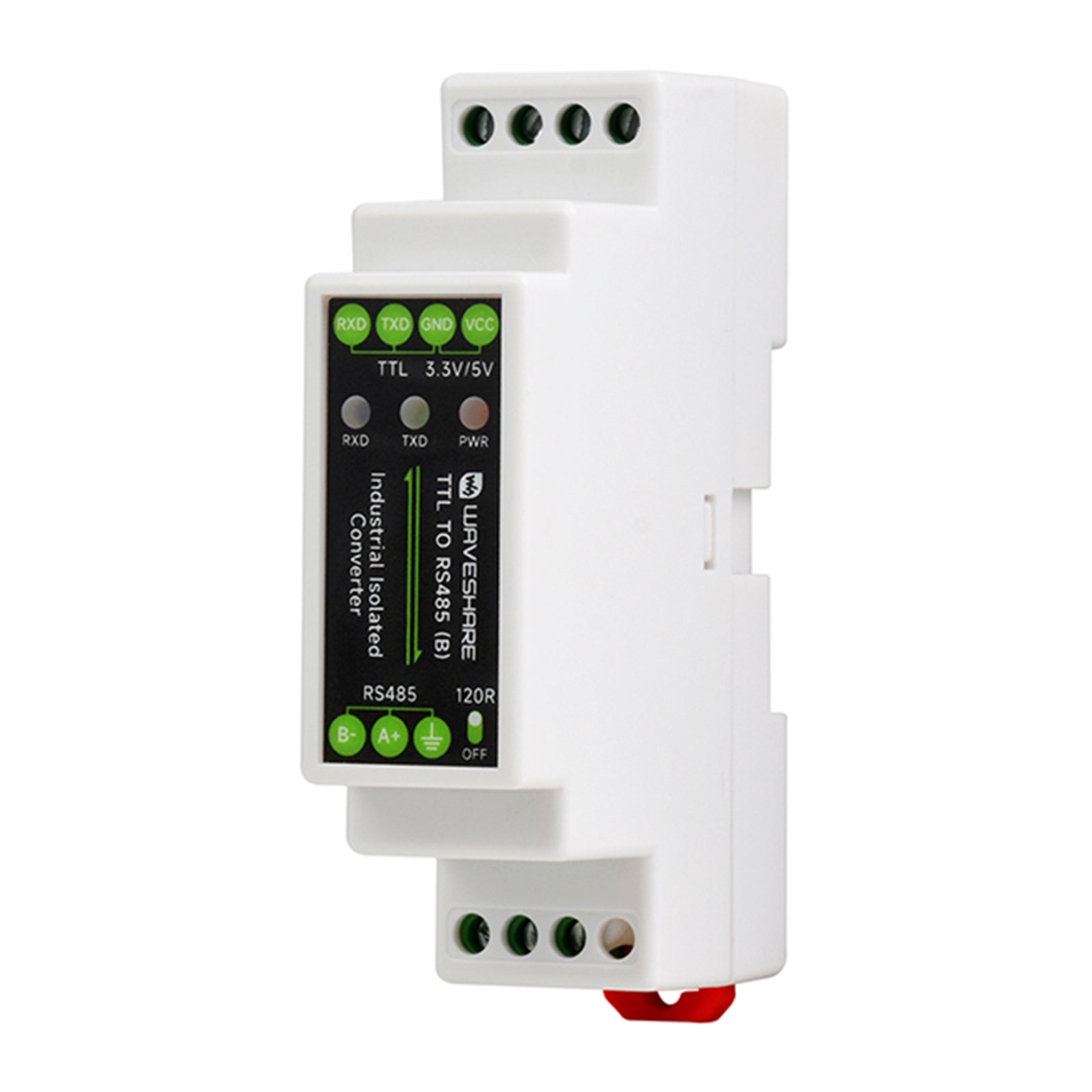 TTL naar RS485 elektrische isolatiemodule DIN-rail seriële converter overspanningsbeveiliging