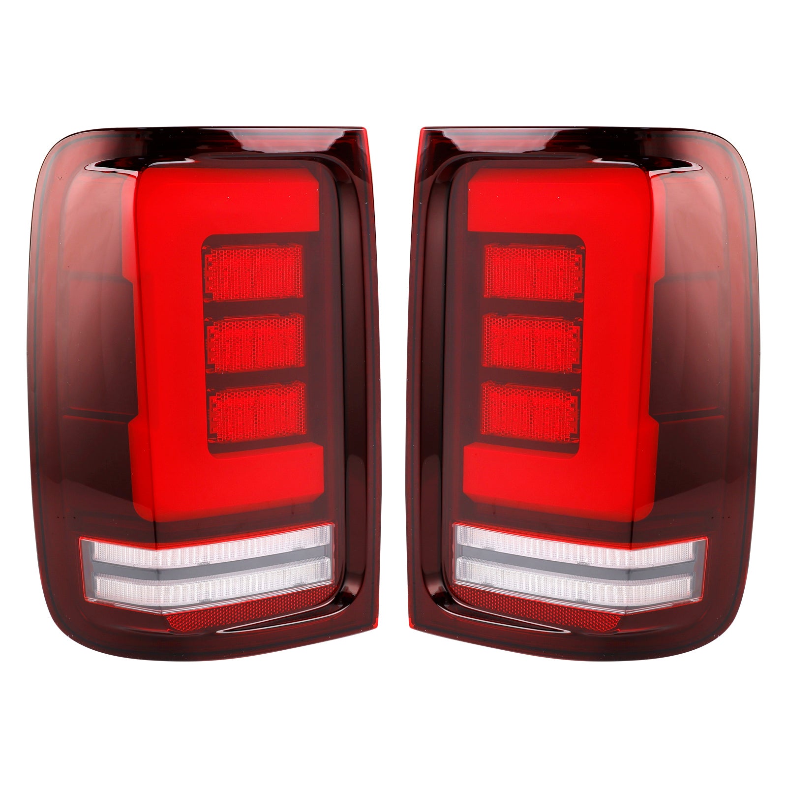 VW Amarok V6 2008-2019 Zadný pravý & Pár ľavých zadných LED svetiel, červených