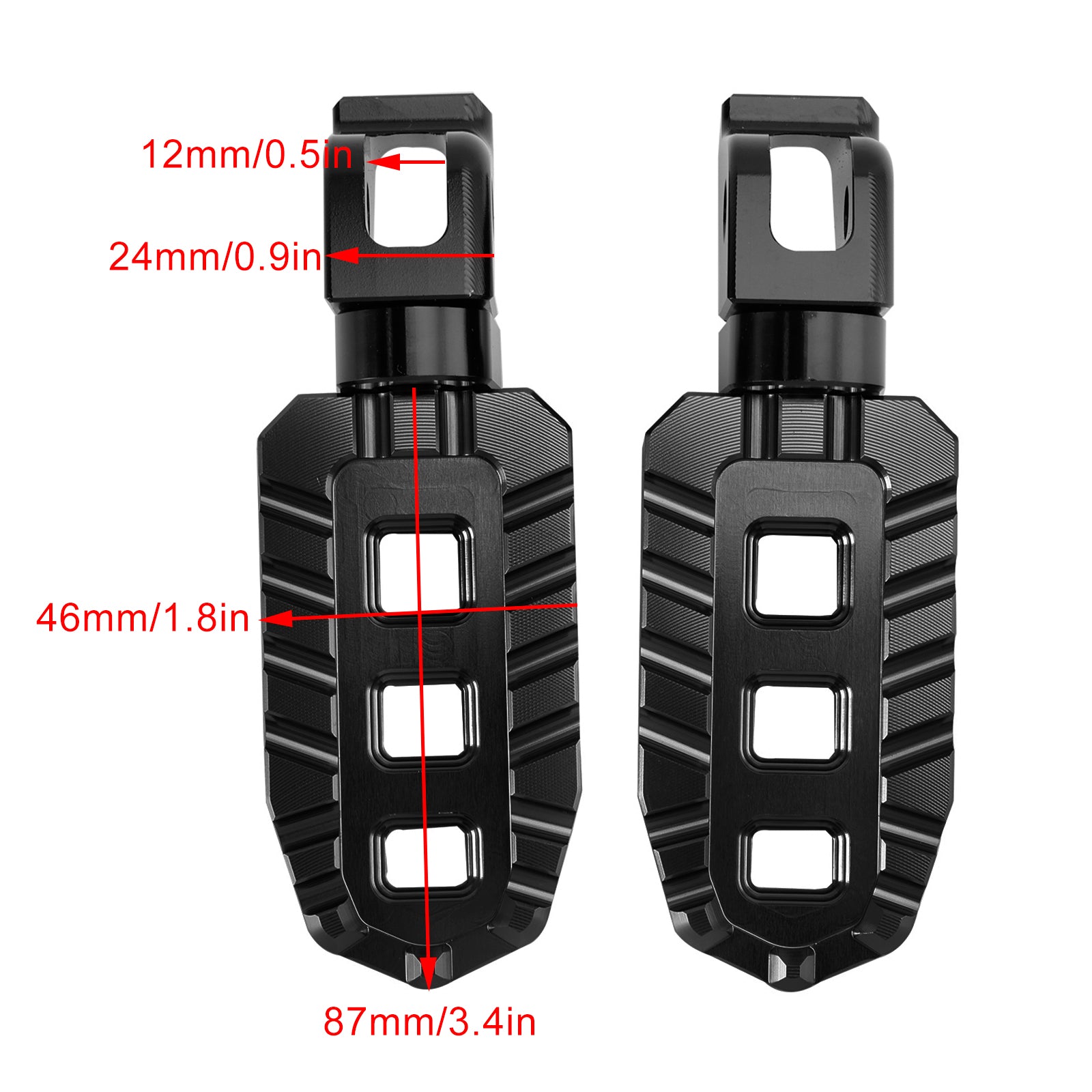 Reposapiés delanteros para Tiger 900 Scrambler 1200XC 1200XE 1200X 20-24