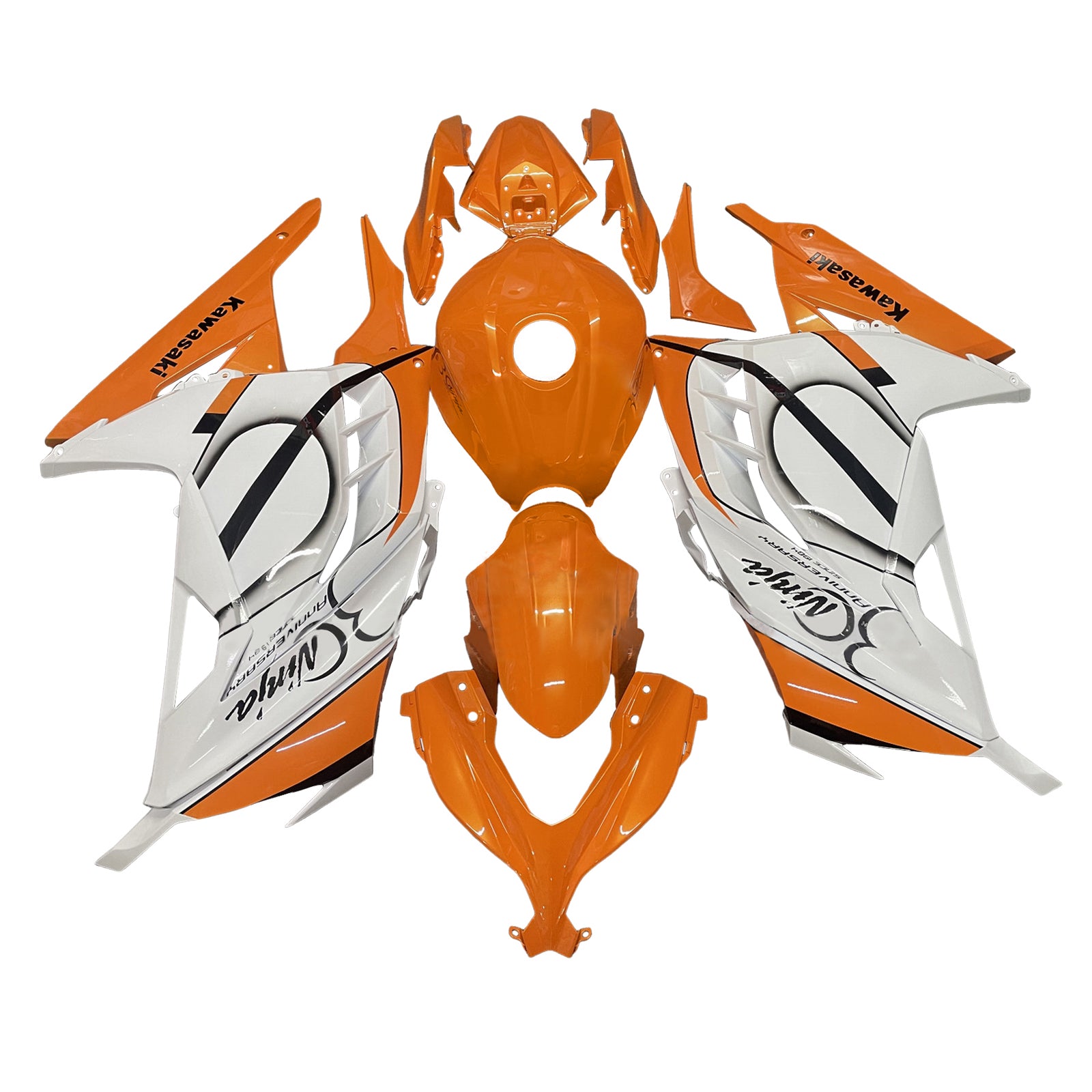 Injectie Kuip Kit Carrosserie Kunststof ABS geschikt voor Kawasaki EX300 Ninja 300 2013-2024