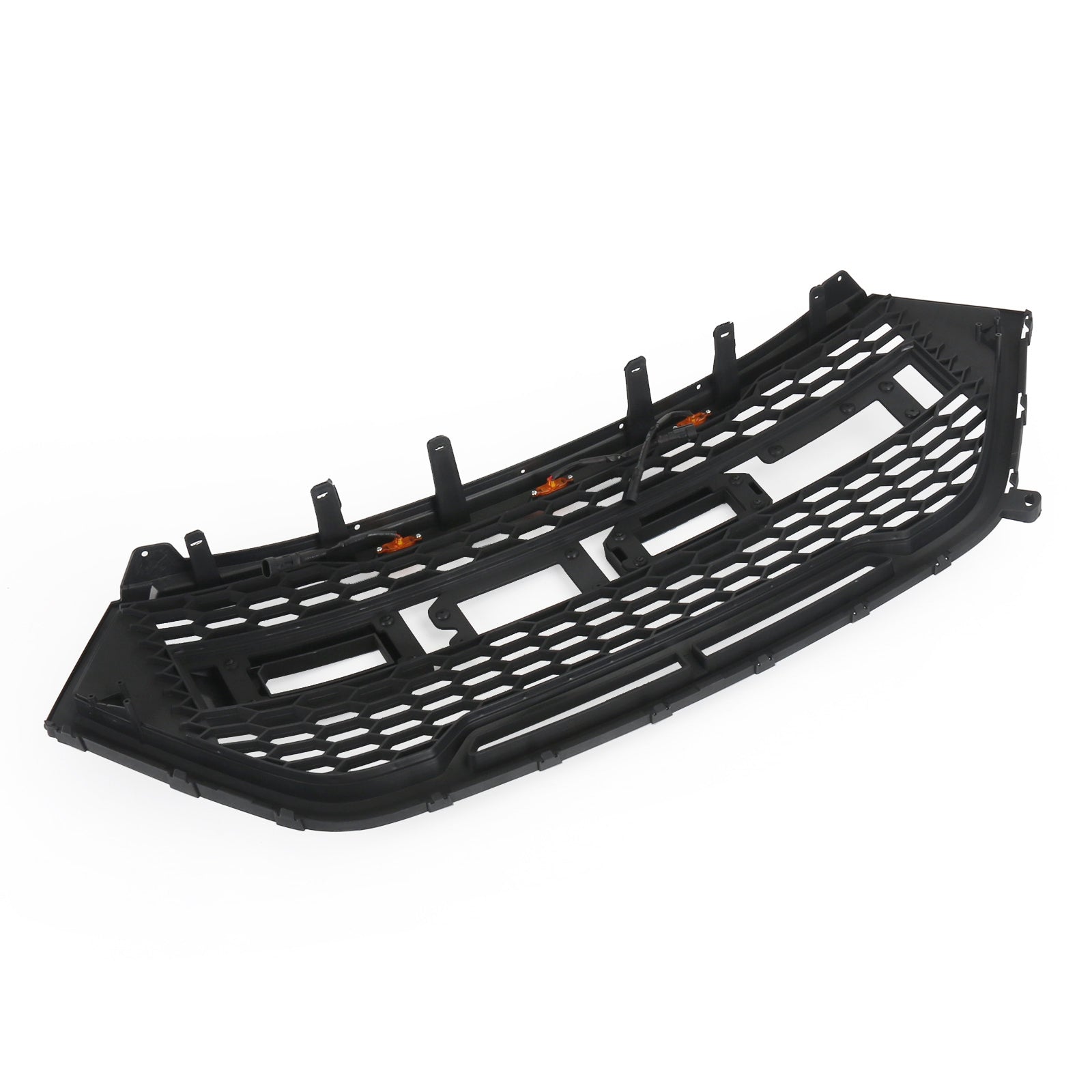 Edge Raptor Style Front Bumper Grill Upper Grille Black For Ford Edge 2015-2018