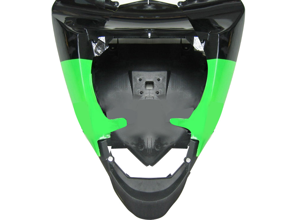 2008-2010 Kawasaki ZX10R groen zwart racestroomlijnkappen algemeen