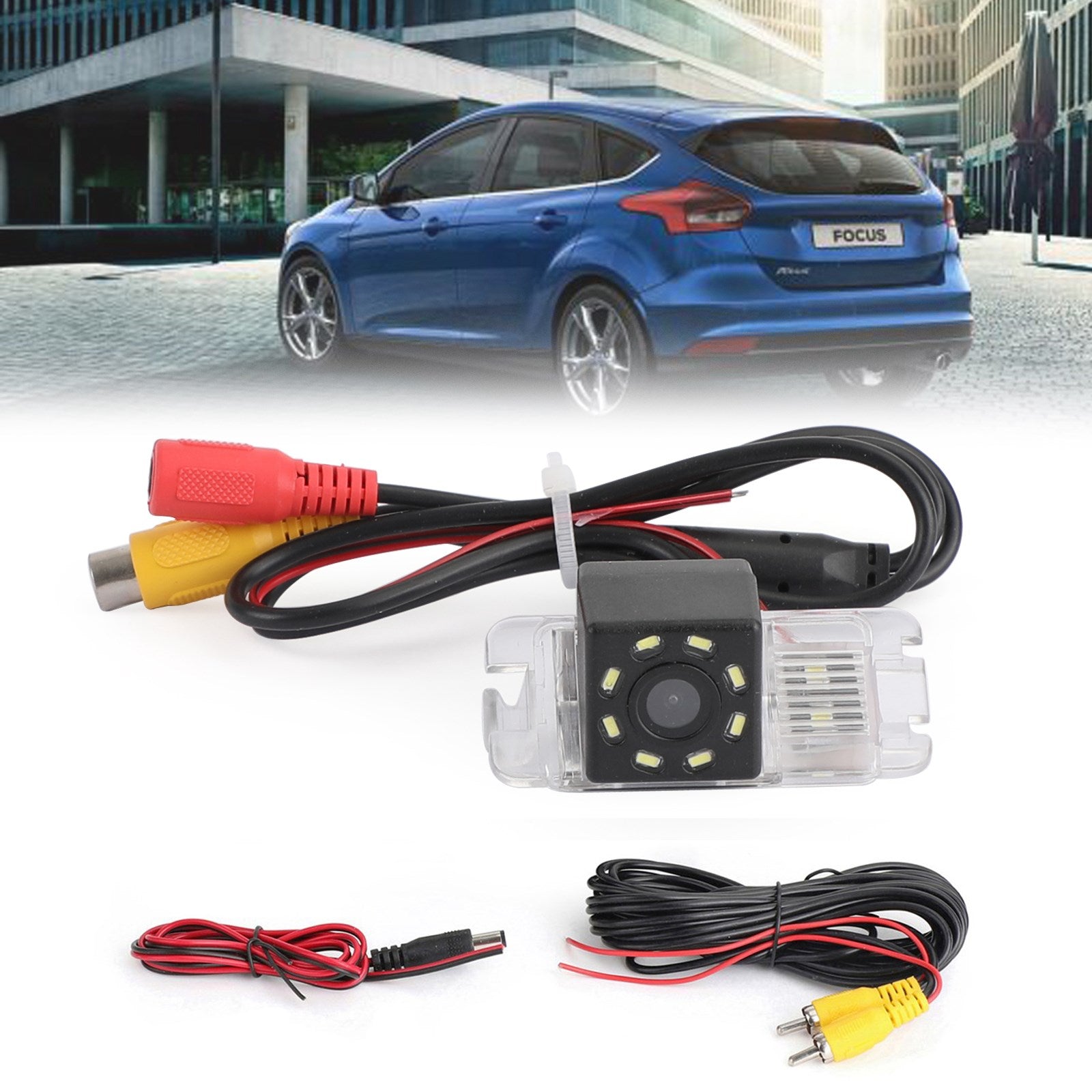 Auto Reverse Backup Camera 8LED voor FORD MONDEO/FIESTA/FOCUS HATCHBACK/S-Max/KUGA