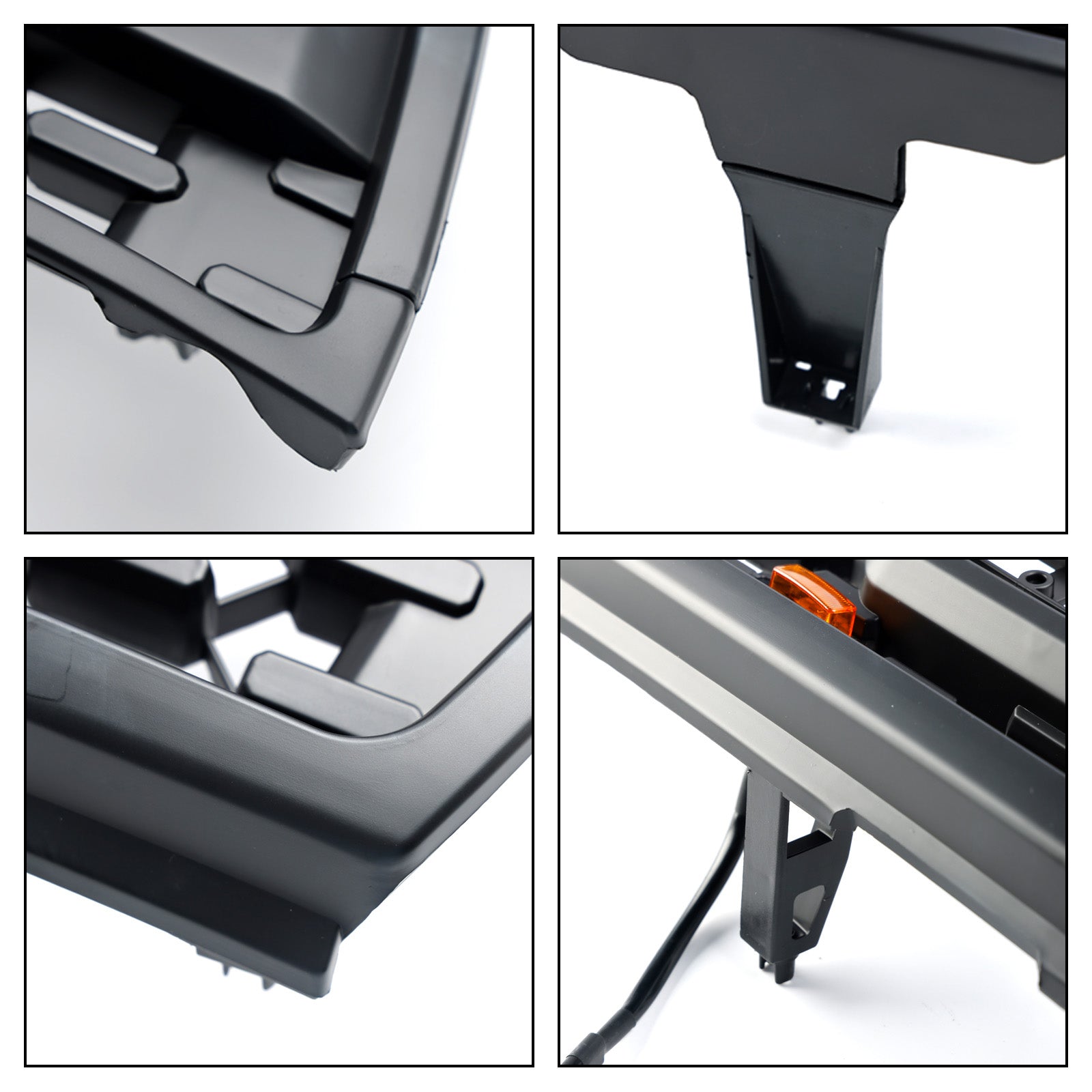 1996-2000 Toyota 4Runner With Led Matte Black Front Bumper Grill Grille