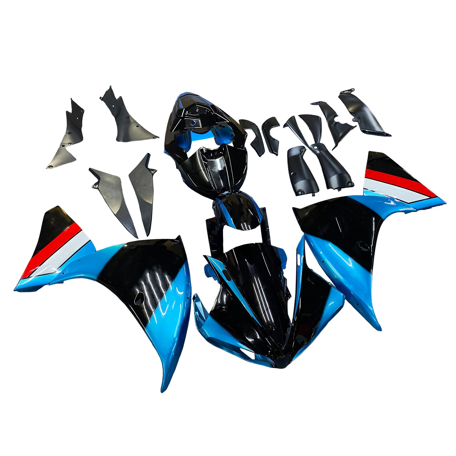 Injection Fairing Kit Bodywork Plastic ABS fit For Yamaha YZF 1000 R1 2009-2011