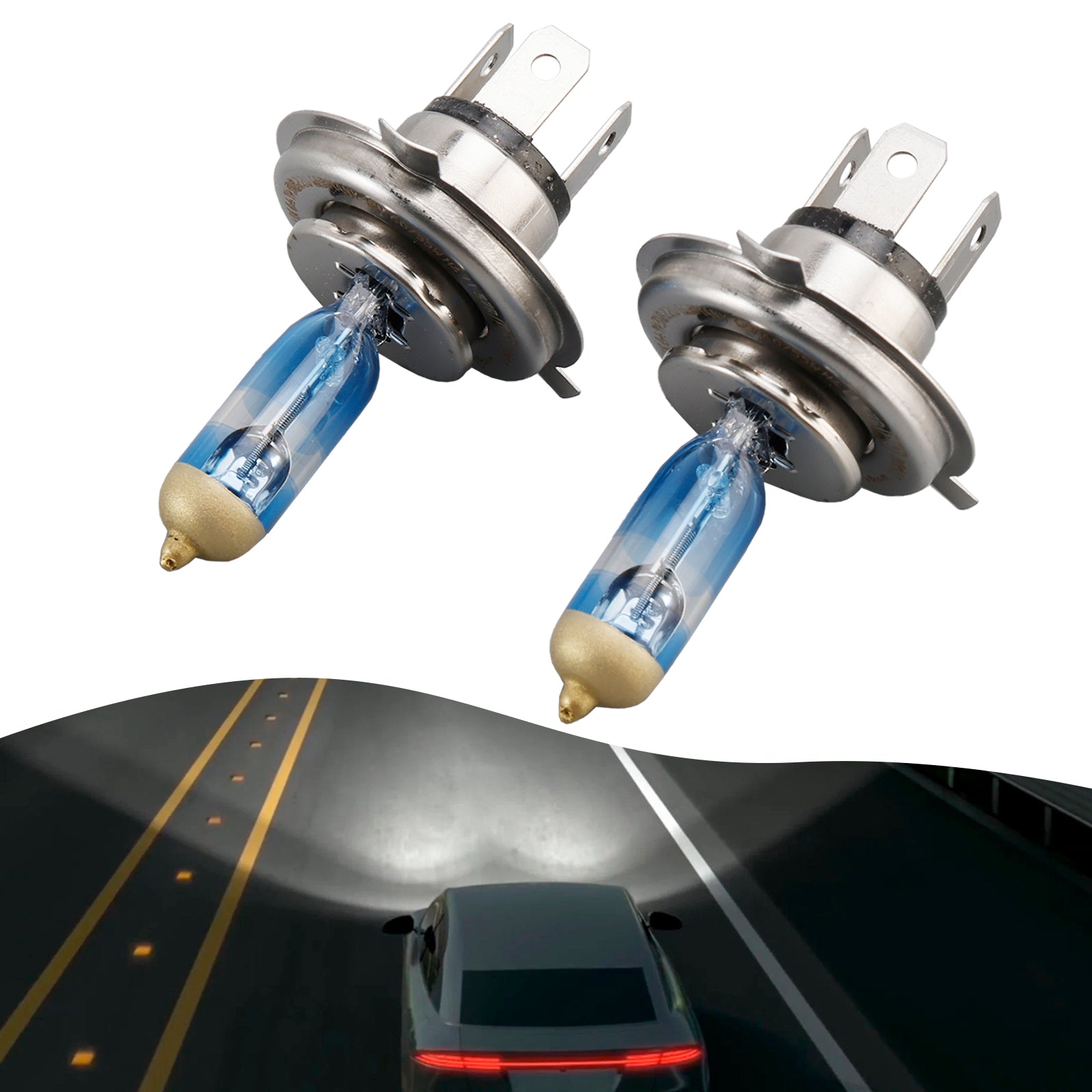 2pcs Car Lamp Night Breaker H4 64193NB220 12V 60/55W pre Osram