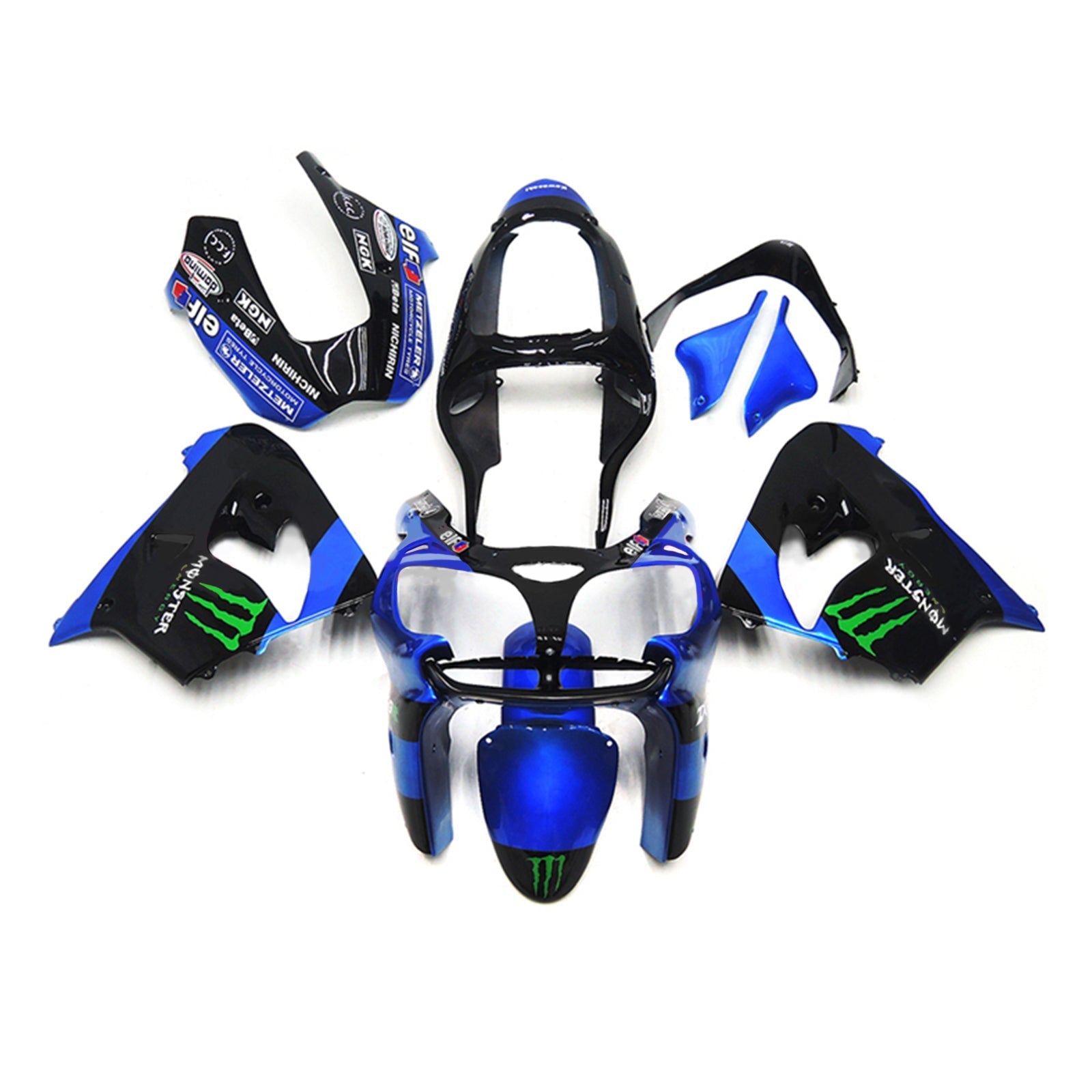 2002-2003 kawasaki zx9r injection de camen kit de carrosserie en plastique ABS # 126