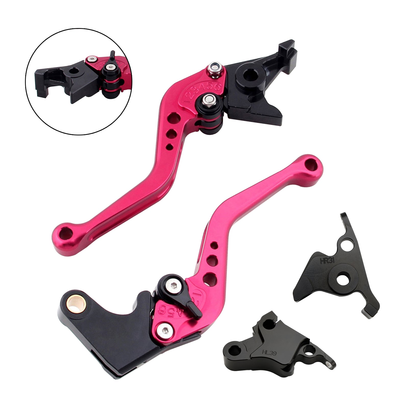 Nouveau levier de frein d'embrayage court adapté pour CFMOTO 450SS 450SR 21-23 450NK 23-24