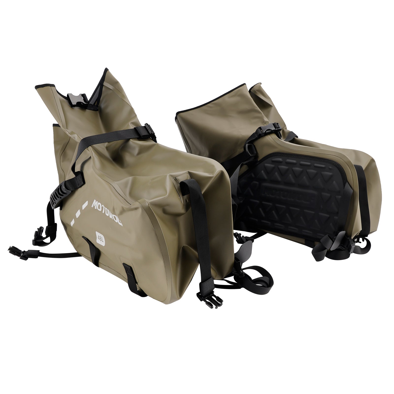 Sac de queue latérale Couleur de sac à segment assorti des bagages 86L Verre pour la moto de scooter