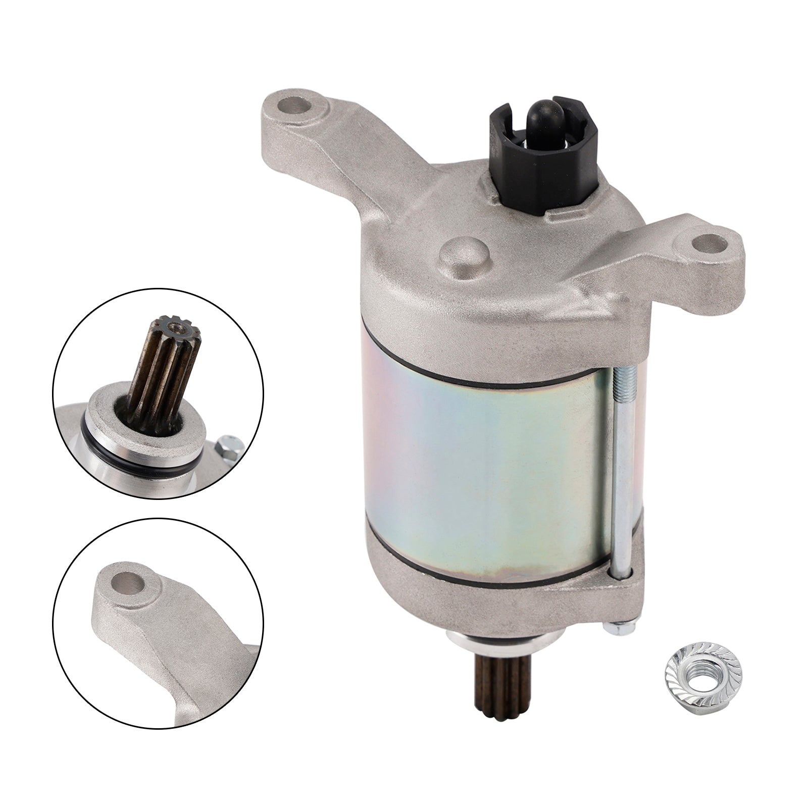2008-2012 Suzuki LT-A400 KingQuad 400 4WD L0 Replace Starter Motor 31100-38F10 31100-38F20 Generic