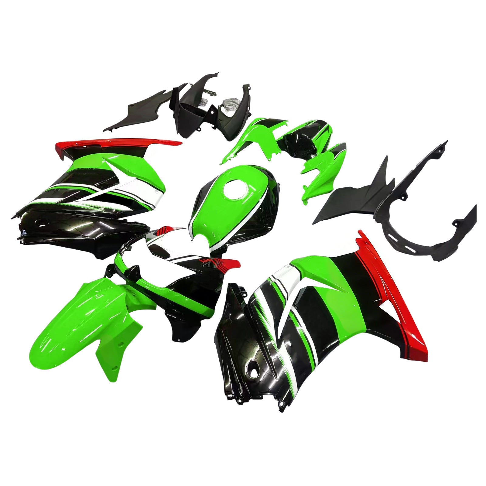Injection Fairing Kit Bodywork Plastic ABS fit For Kawasaki EX250 Ninja250R 2008-2012