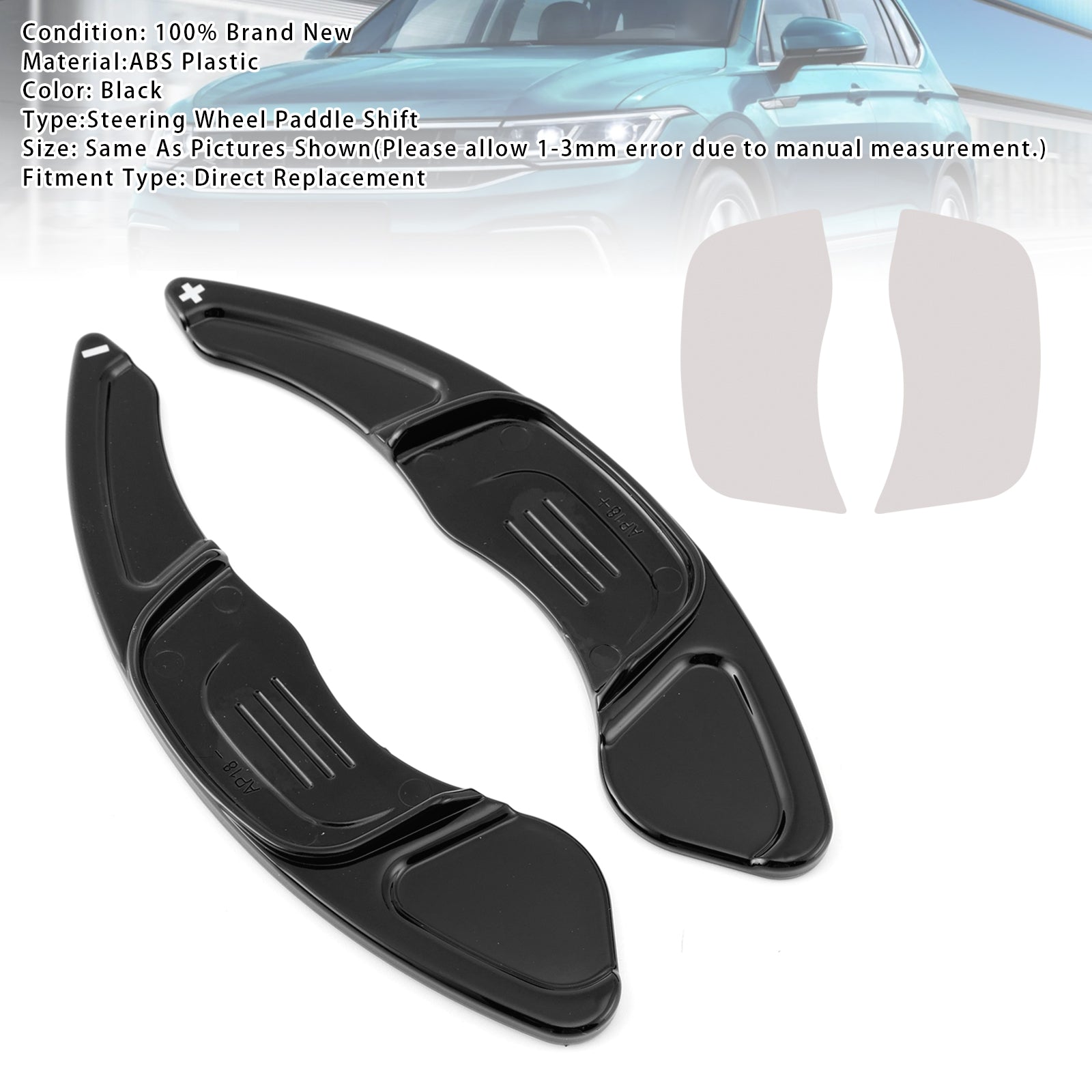 Stuurwiel schakelpeddelverlenging voor VW Golf 7 T-ROC