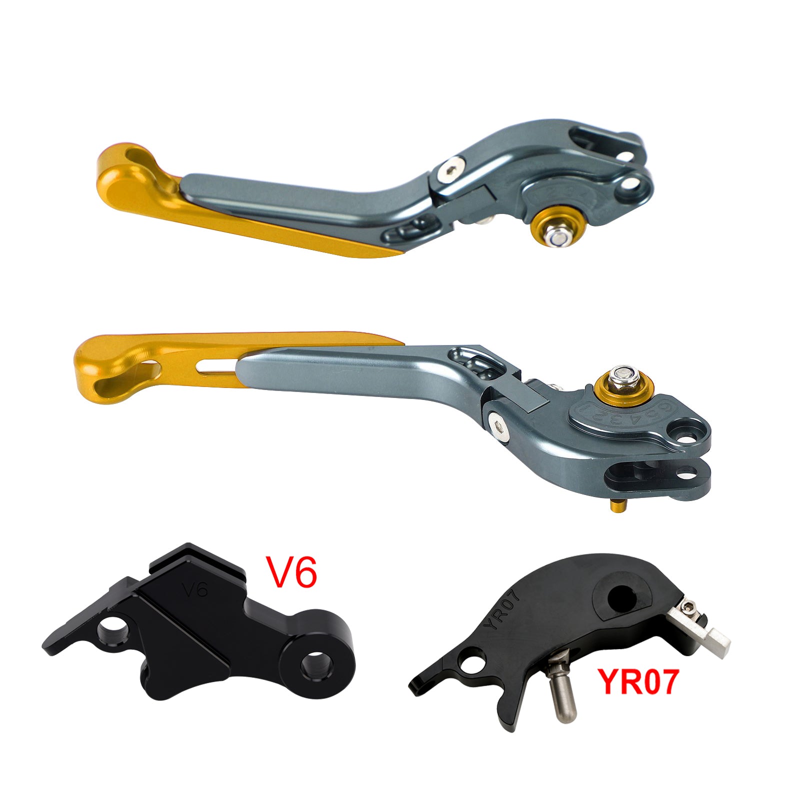 Justerbar kopplingsbromsspak passar för YAMAHA XSR900 XSR900GP MT-09 2024-2025