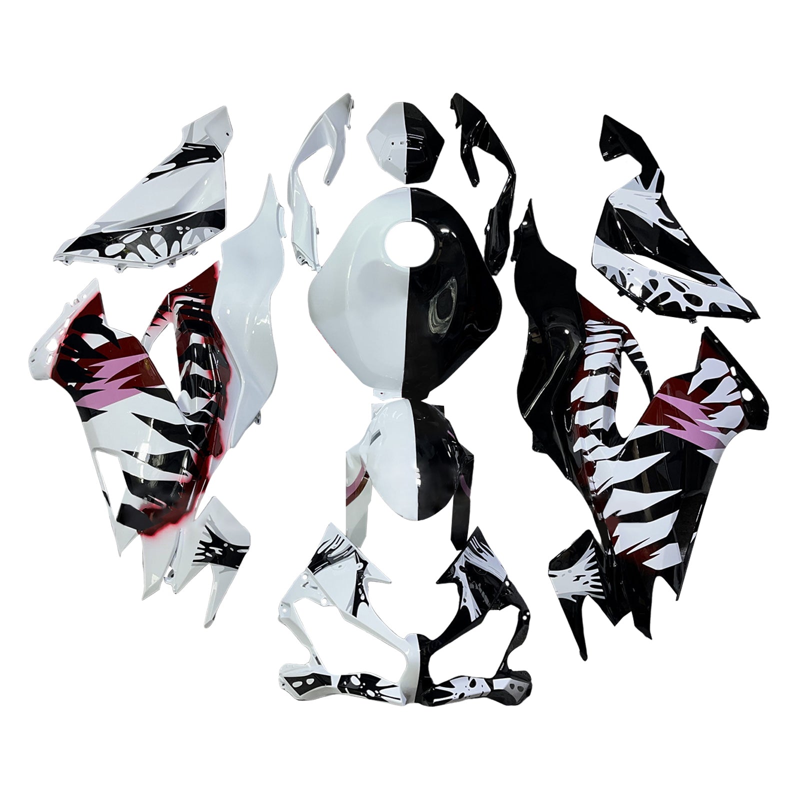 Injection Fairing Kit Bodywork Plastic ABS fit For Kawasaki ZX6R 2019-2023