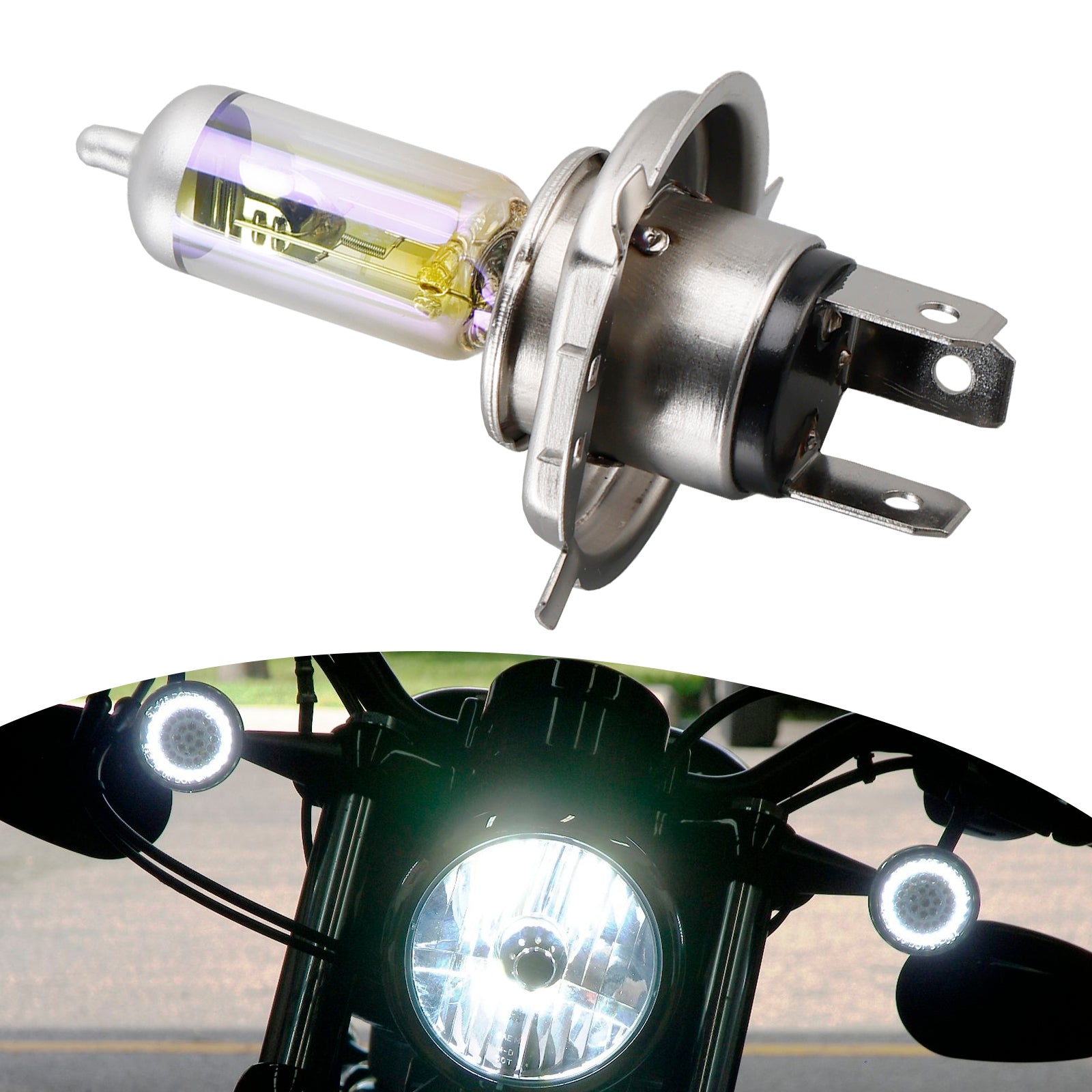 Motocyklová žiarovka Allseason HS1 64185ALS PX43T 12V 35/35W pre Osram