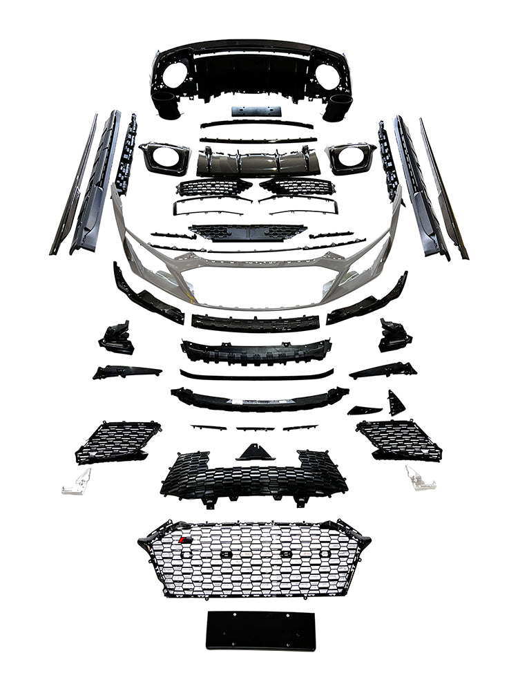 Fit AUDI R8 4S 2016-2020 Upgrade 2021-2024 Carbon Fiber Body Kit Bumper