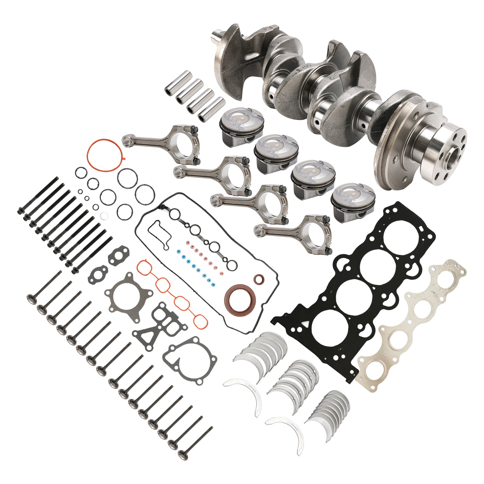 2013-2019 basismodel Kia Soul (PS) G4FD motor revisieset met krukas & Drijfstang