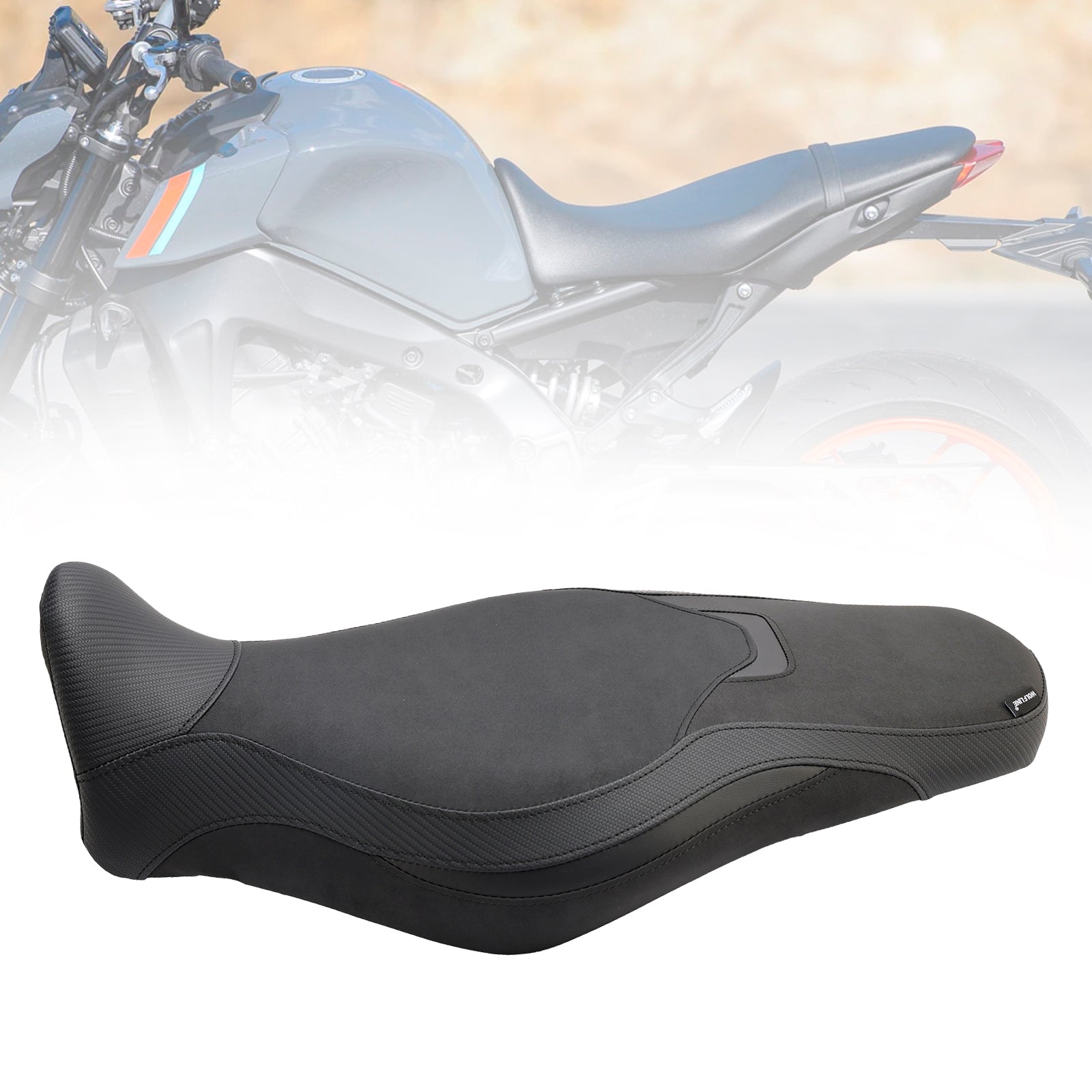 2021-2023 Yamaha Mt-09 Mt-09Sp Asiento del pasajero delantero Cojín trasero Gris