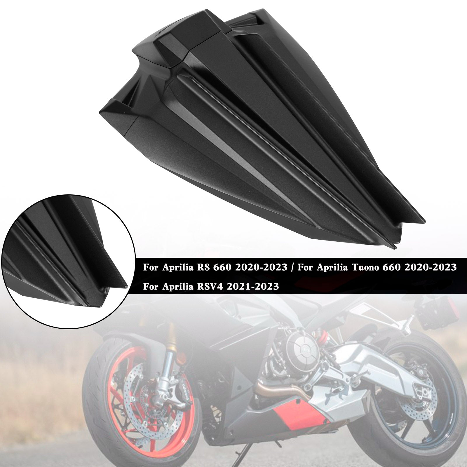 Capot de carénage de couverture de siège arrière Aprilia RSV4 2021-2023