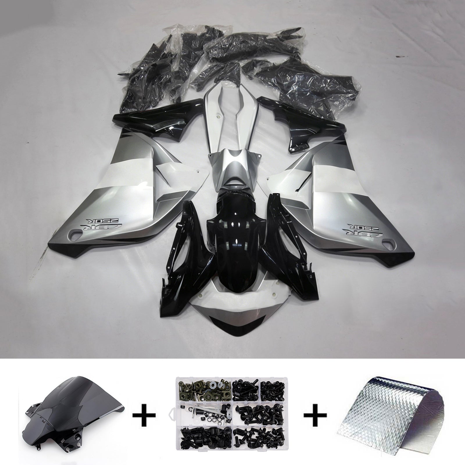 Injection Fairing Kit Bodywork Plastic ABS For Honda CBR250R 2011-2015