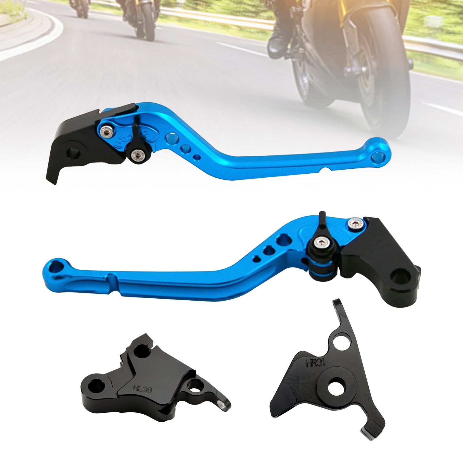 Palanca de freno de embrague larga apta para CFMOTO 450SS 450SR 21-23 450NK 23-24