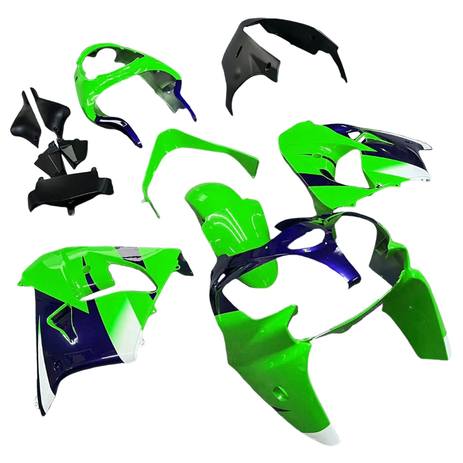 Injection Fairing Kit Bodywork Plastic ABS fit For Kawasaki ZX9R 2000-2001