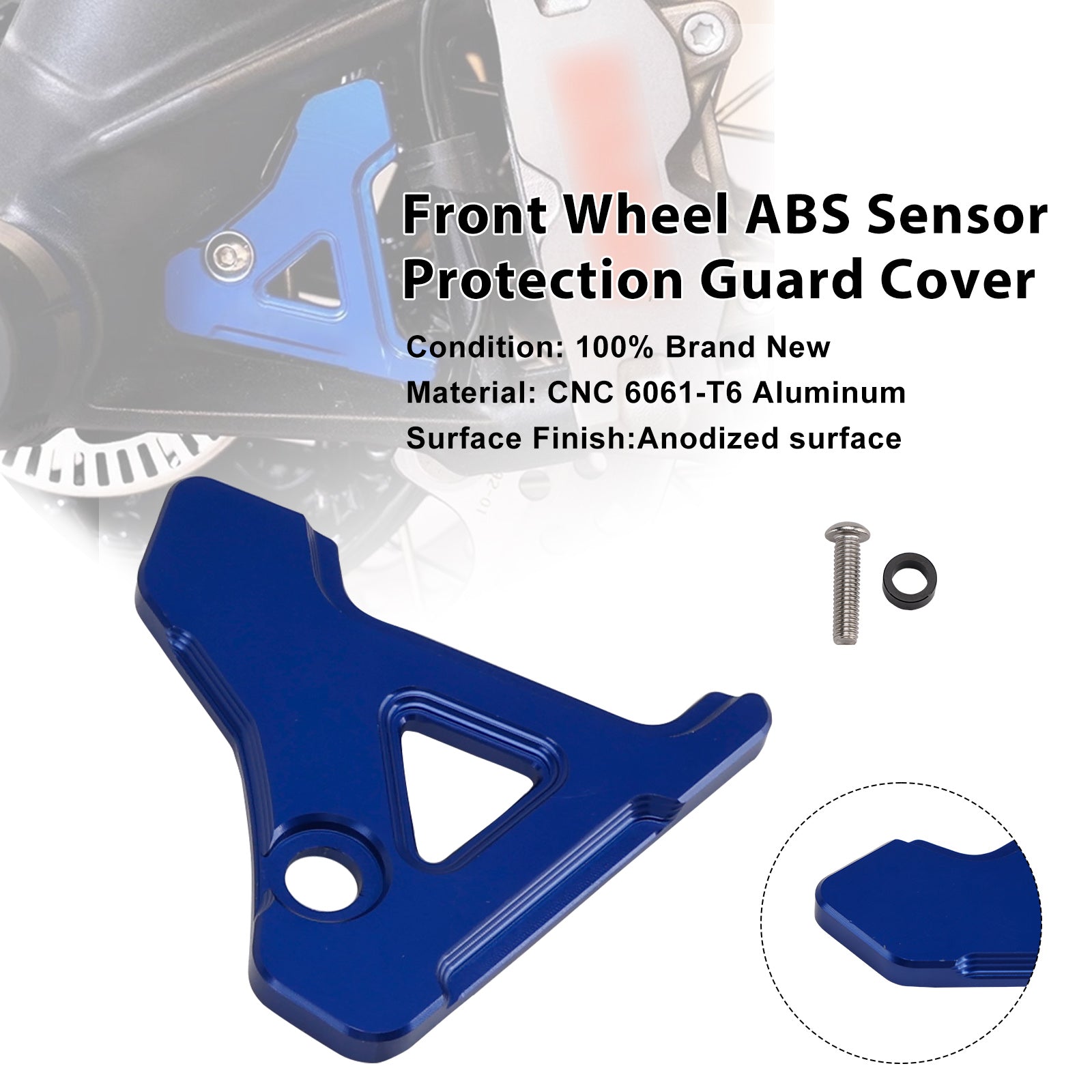 Garde de Protection de capteur ABS de roue avant pour BMW R1300GS/ADV 23-25
