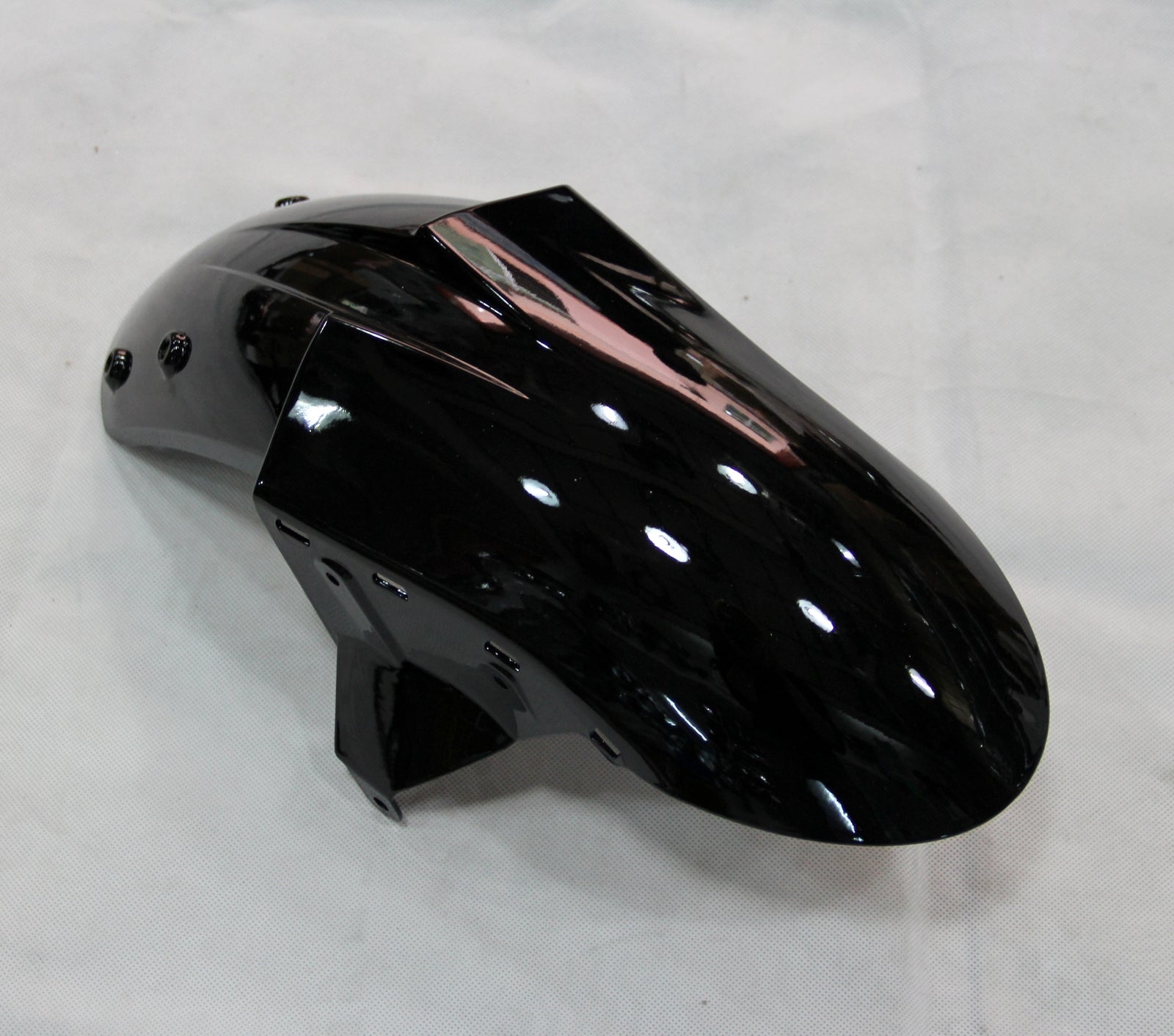 2006-2007 Kawasaki ZX 10R Noir Rouge Flame Racing Carénages Générique