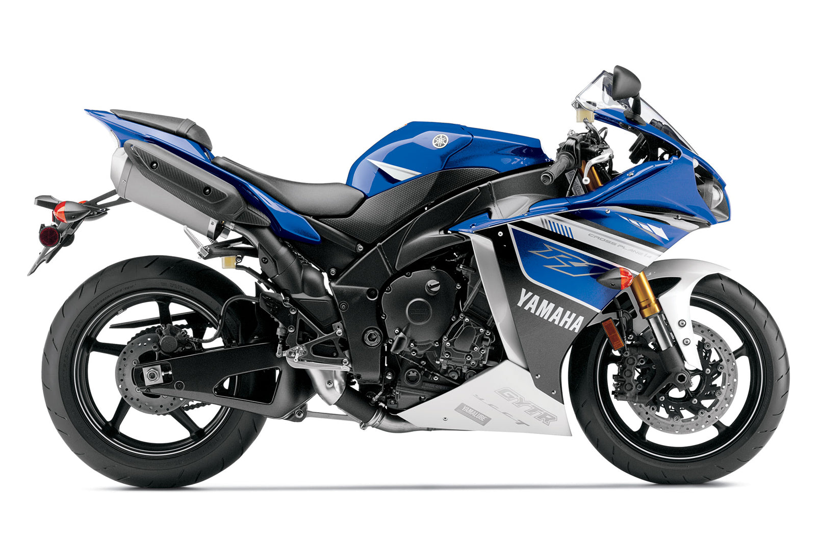 2012-2014 Yamaha YZF R1 Blauw Zwart Racing Plastics Algemeen