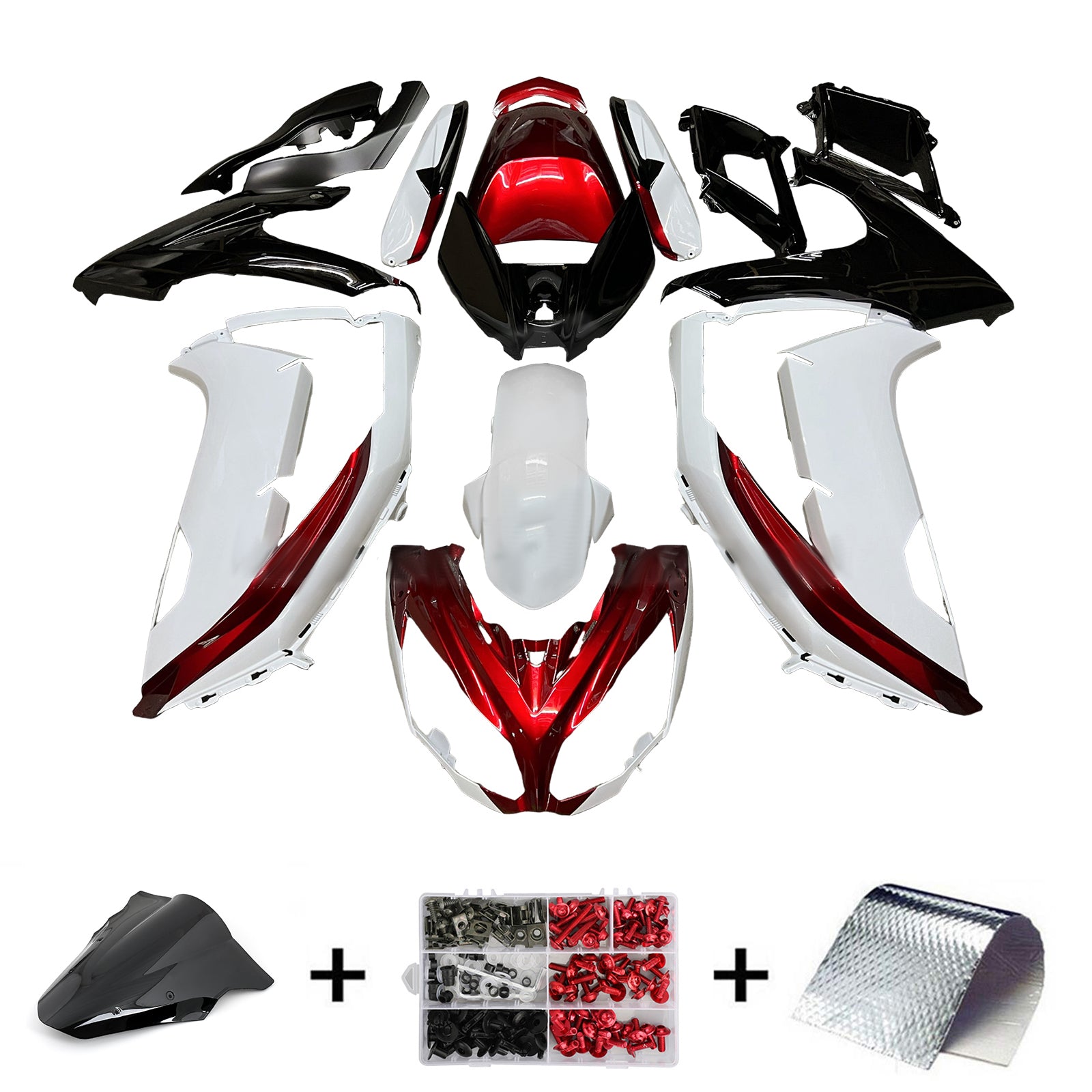 Injection Fairing Kit Bodywork Plastic ABS fit For Kawasaki ER-6F Ninja650 2012-2016