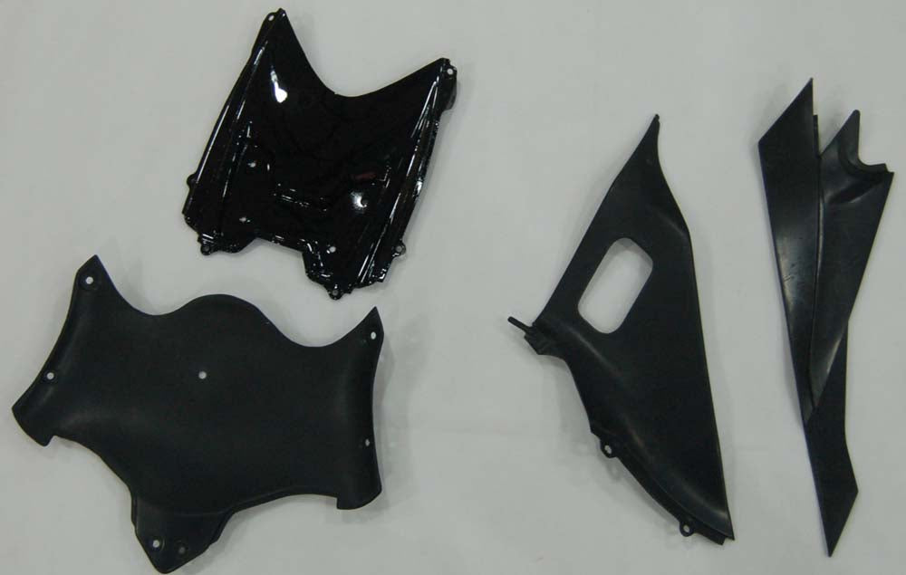 2008-2010 Suzuki GSXR 600 750 Black Silver Jordan Racing Fairings Generic