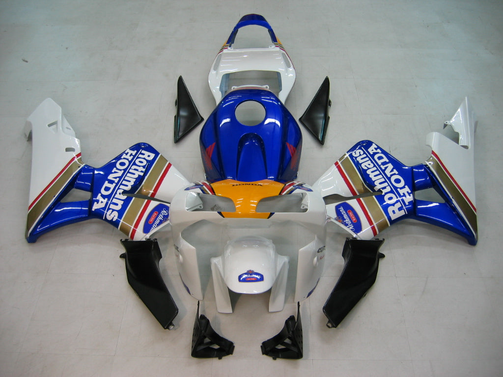 2003-2004 CBR600RR carrosseriekuip blauw ABS spuitgegoten kunststoffen set algemeen