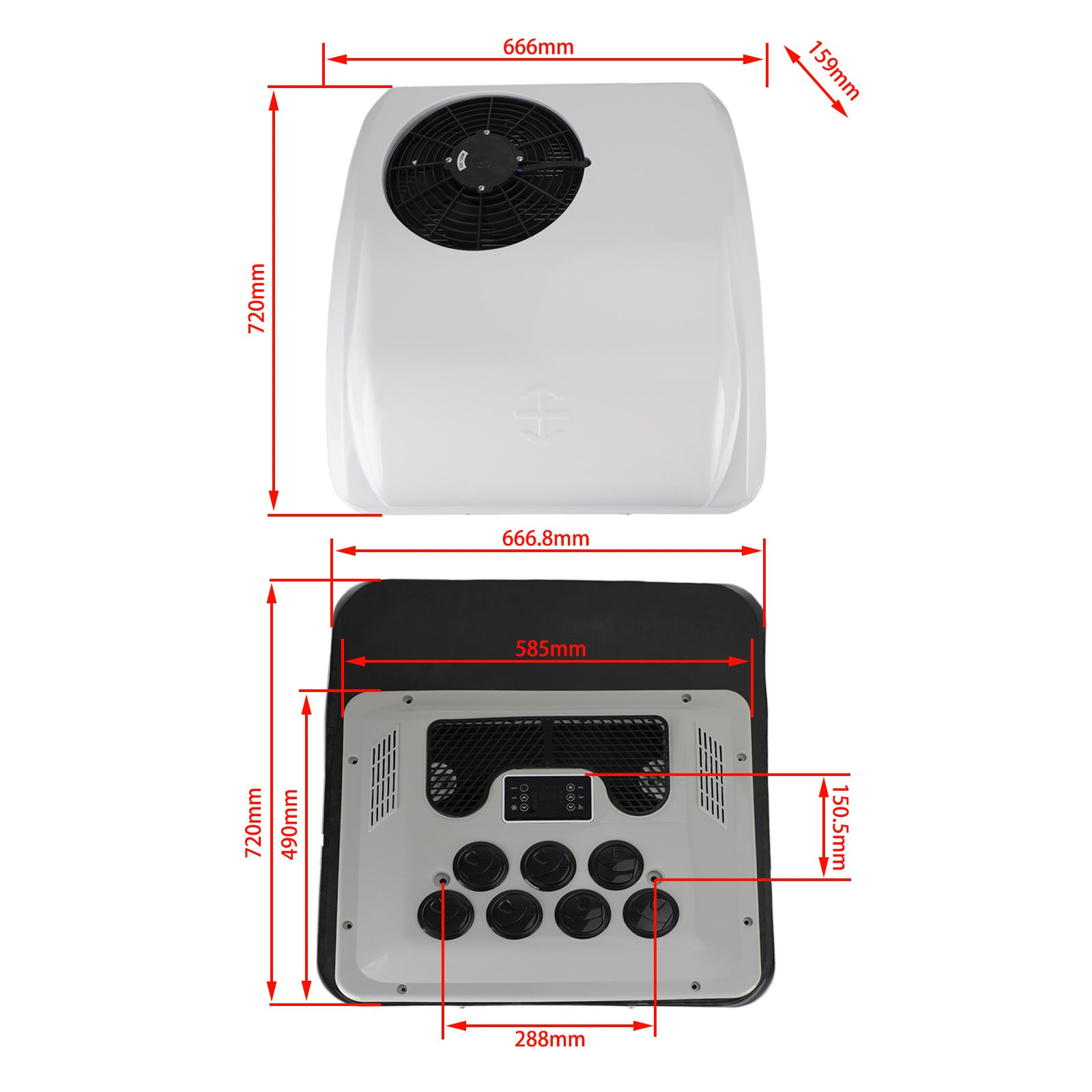 rv rooftop heat pump units