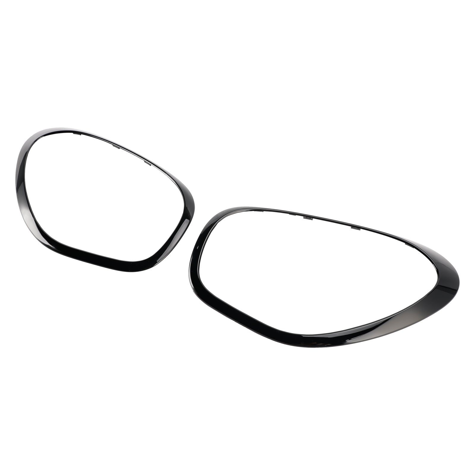 2 stuks glanzend zwarte koplampen sierring voor Mini Cooper Countryman R60