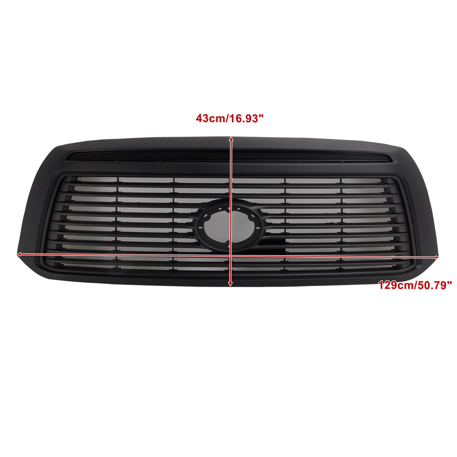 Matte Black Front Bumper Grill Grille Fit Toyota Tundra 2010-2013