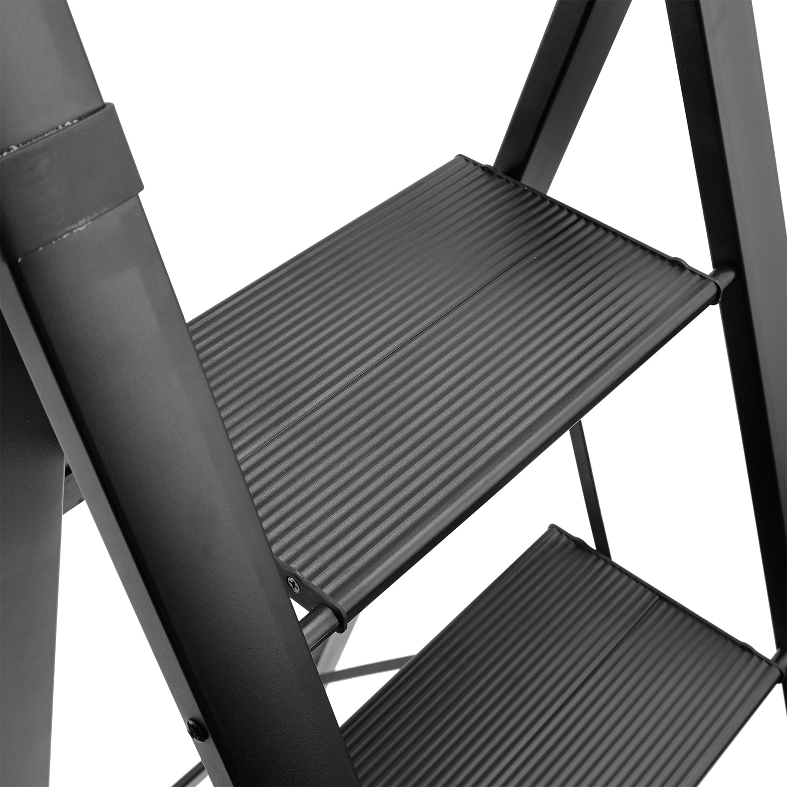 Sammenleggbart tørkestativ med sklisikre 4-trinns stige 330 pund klær sko Tørking