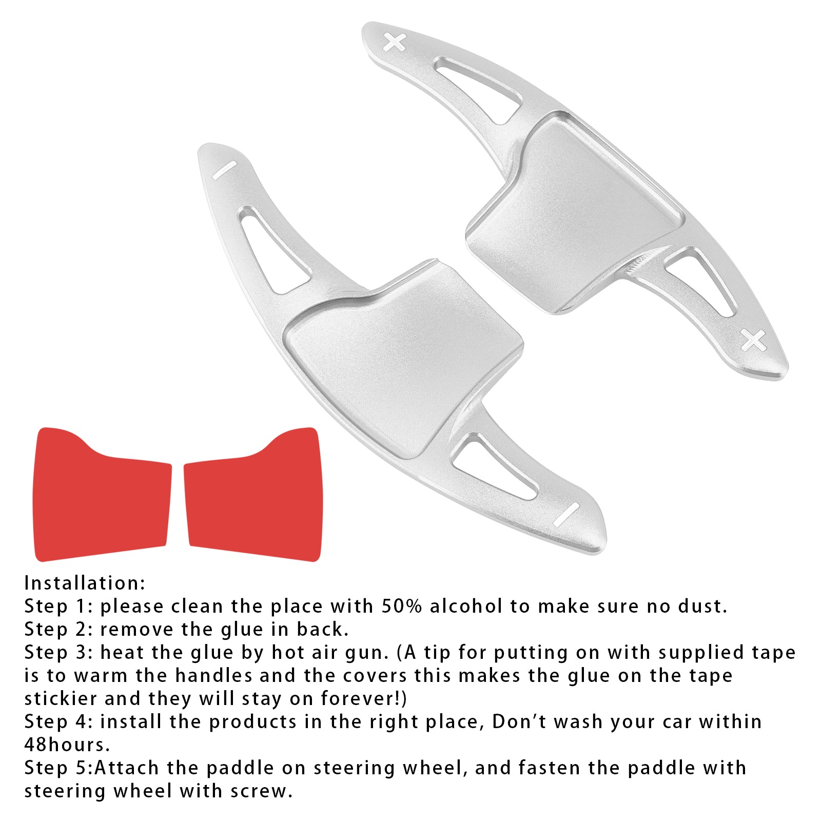 Extension de la palette de vitesses de volant Ford Explorer 2013-2019 pour l'aluminium