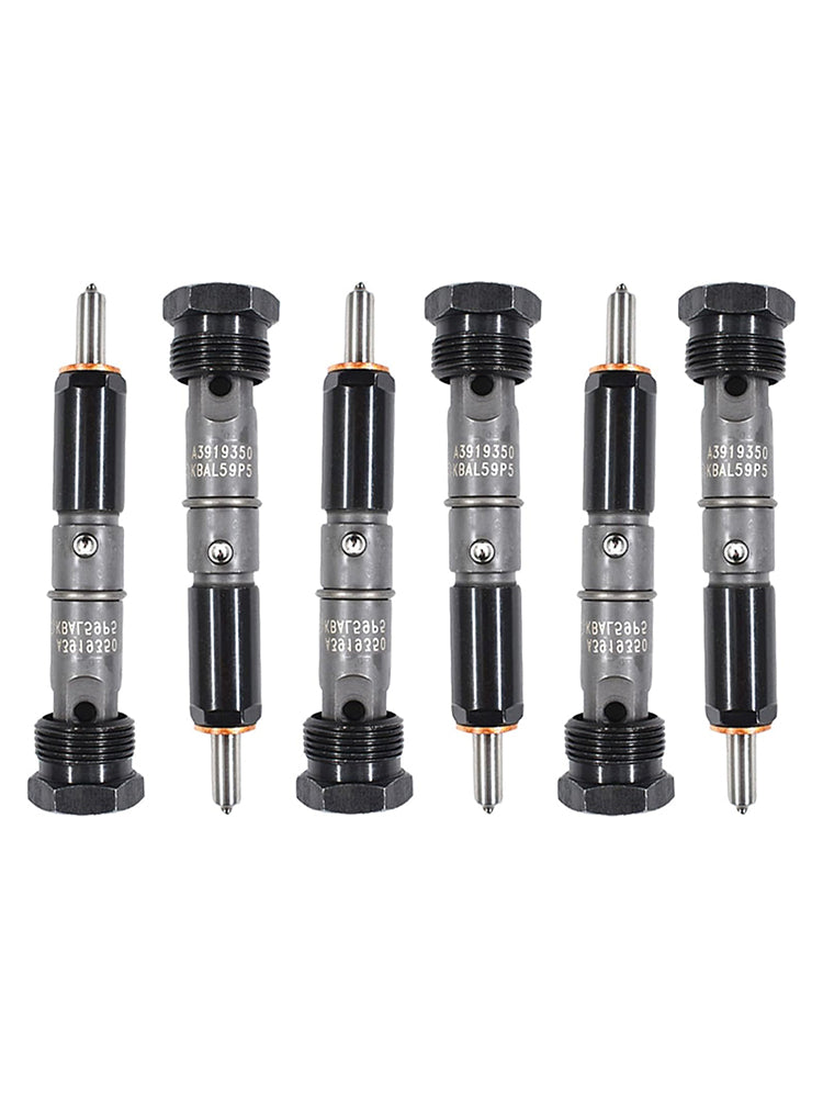 1989-2993 Dodge D250 D350 Cummins 5.9L 12V 6Pcs Fuel Injector 0432131837 3919350