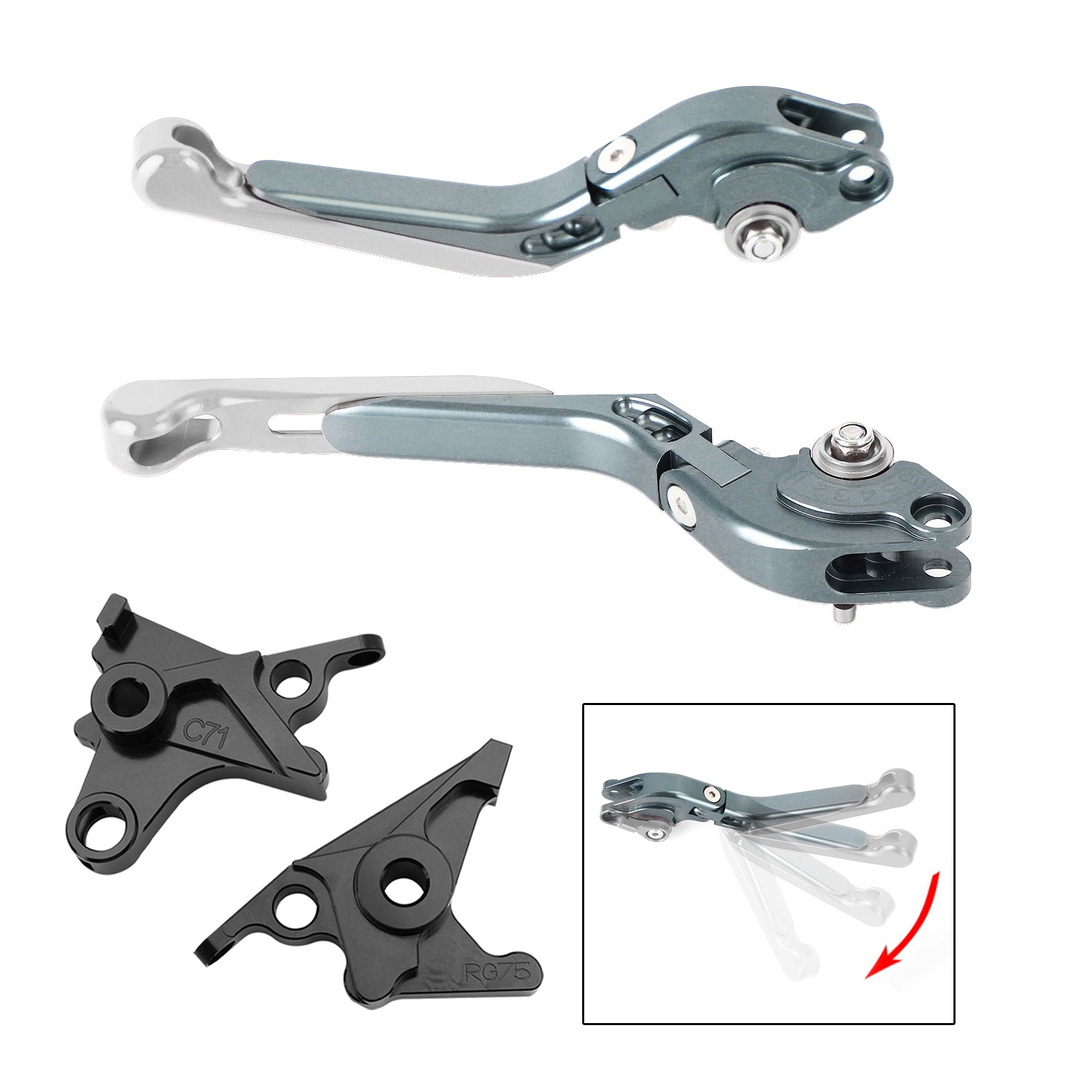 2017-2023 BMW R Nine T /Pure /Racer Justerbar clutchbremsespak