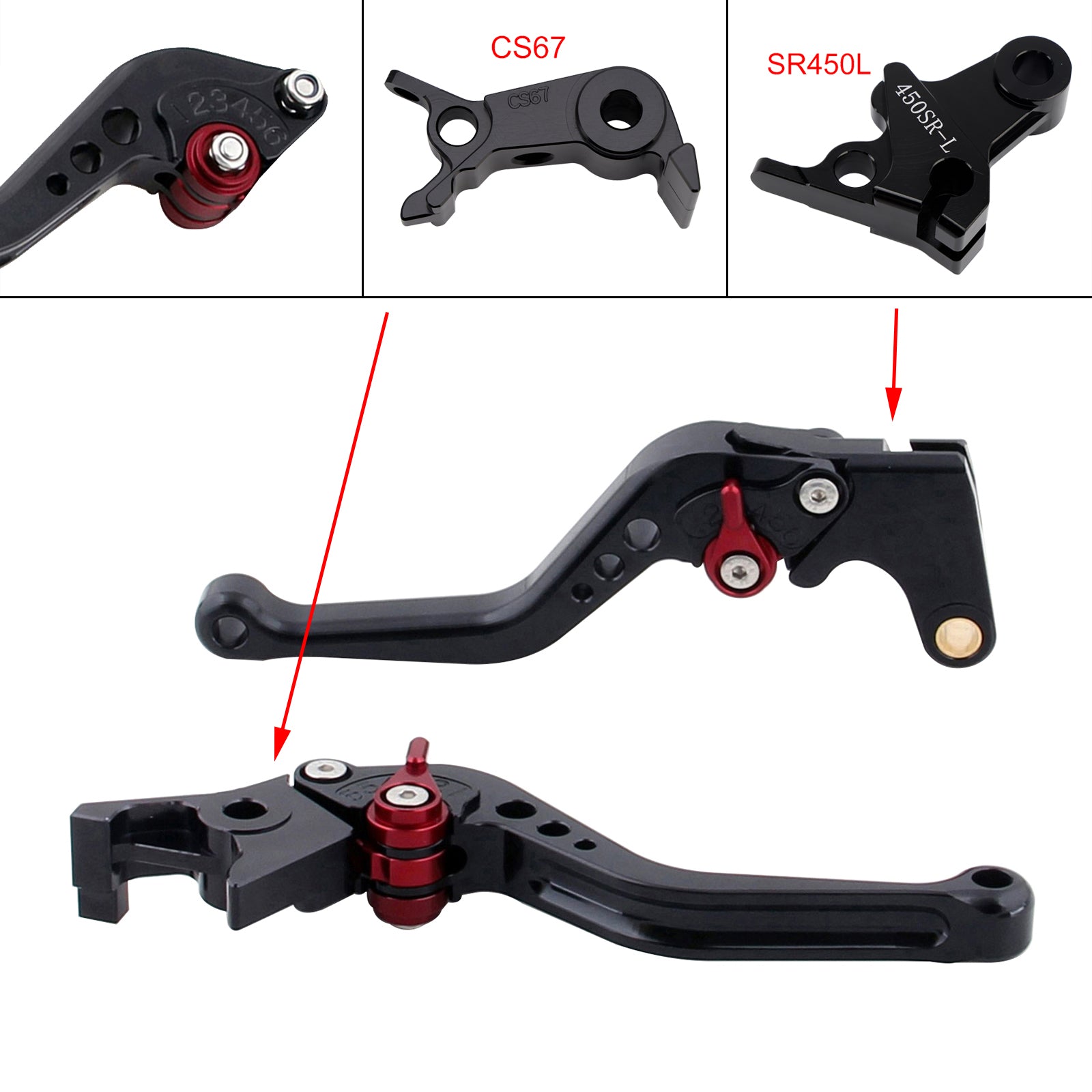 NEW Short Clutch Brake Lever fit for VOGE DS900X 900DSX 2024-2026