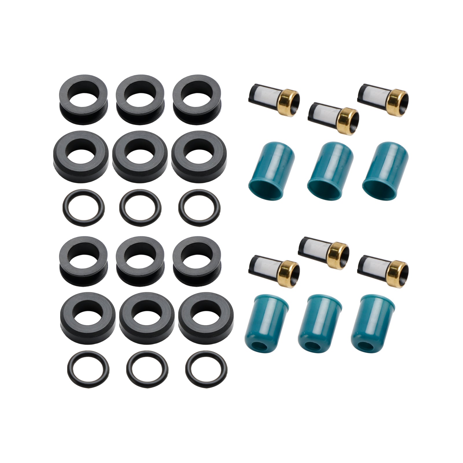 1988-1995 Toyota 3VZE 3.0L Truck Fuel Injector Repair Seal Rebuild Kit