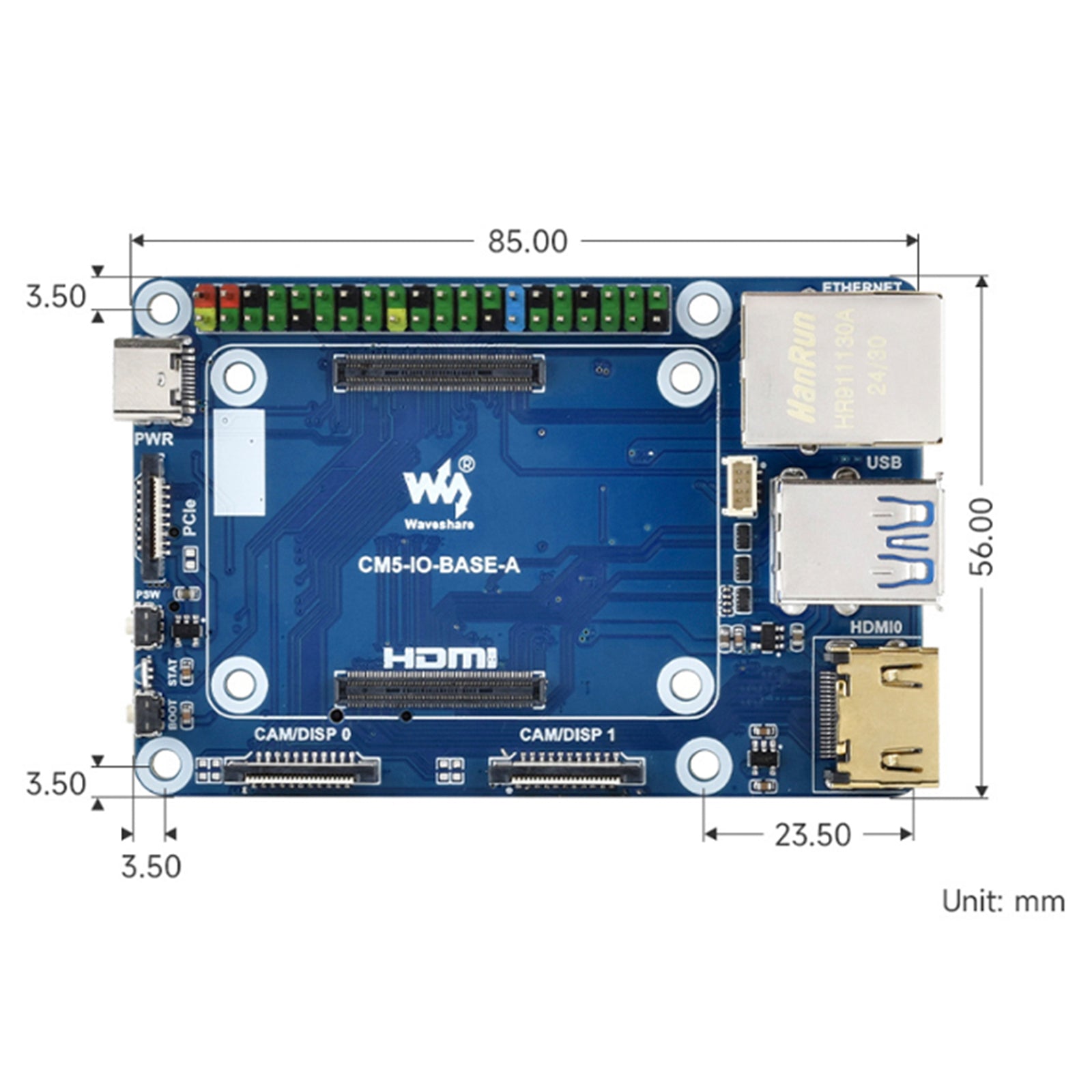 Raspberry Pi Compute Module 5 Uitbreidingskaart CM5 Computing Module Kernkaart
