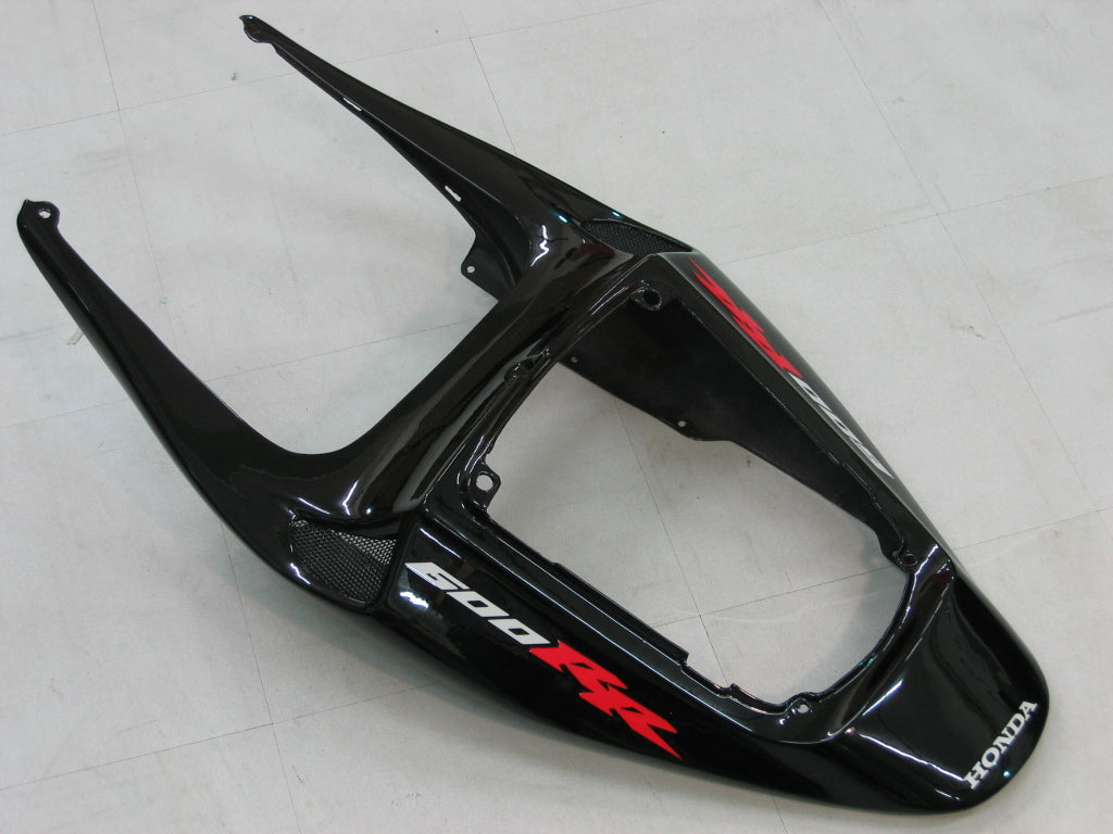 2005-2006 Honda CBR 600 RR zwart en zilver CBR Racing stroomlijnkappen algemeen