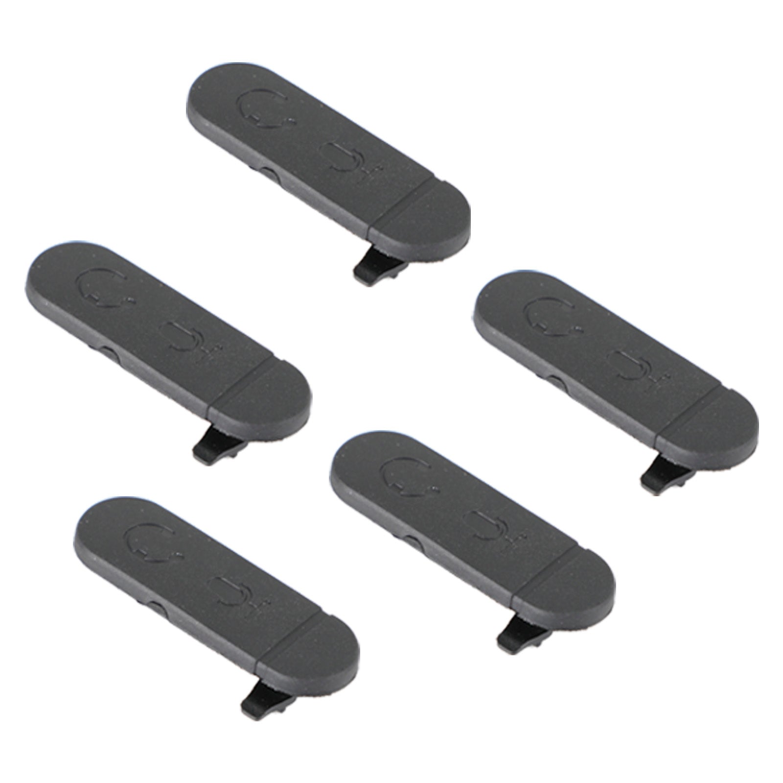 5 Pcs Side Dust Cover for XIR P3688 DEP450 DP1400 CP200D Walkie Talkie Radio