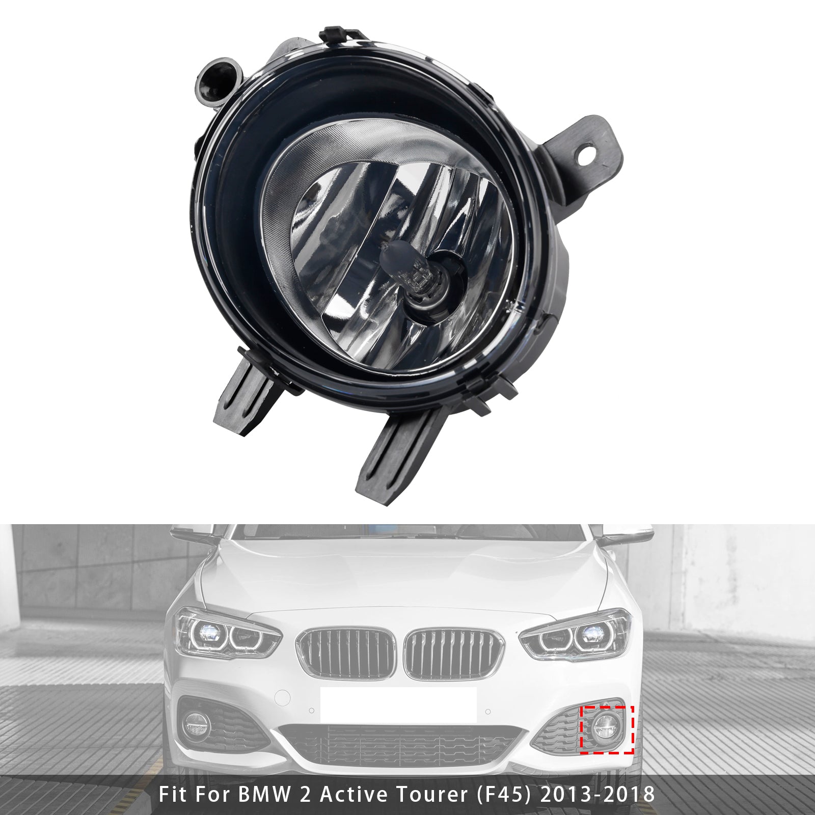 1 Uds. Luz antiniebla delantera izquierda con bombillas para BMW F20 F21 F30 F31 F80 2011-2019