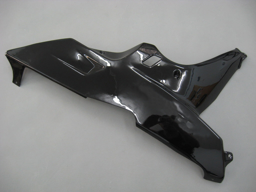 2007-2008 Honda CBR600 RR Amotopart Kit de carénage d'injection carrosserie plastique noir ABS #7