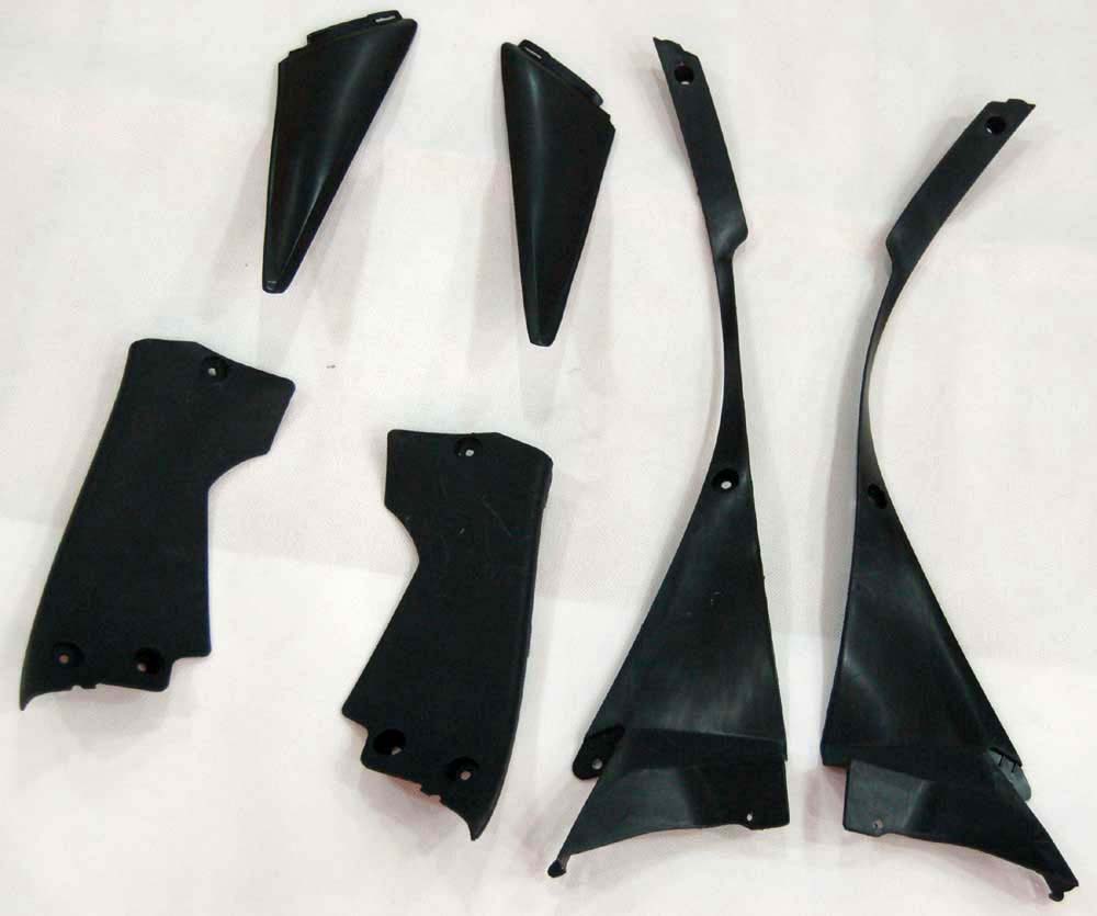 2008-2011 Honda CBR 1000 RR Matte Black CBR Racing Fairings Generic