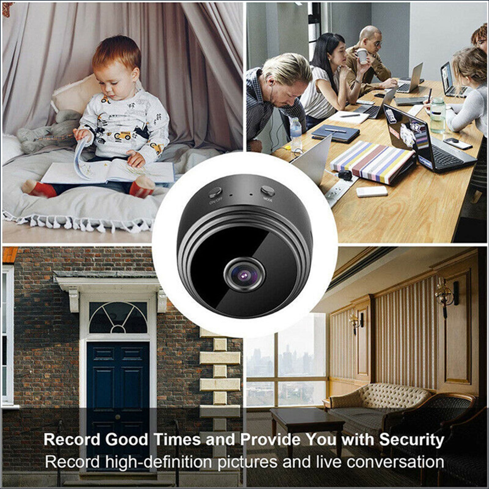 Mini Camera Wireless Wifi IP Home Security DVR Night Vision HD 1080P