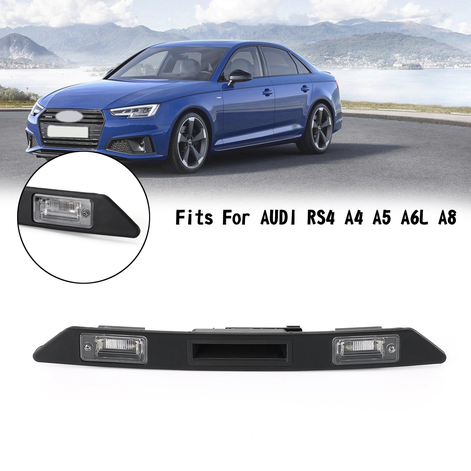 2007-2015 Audi Q7 Achter Kentekenverlichting Kofferbak Achterklep Handvat Schakelaar 8P48275743FZ